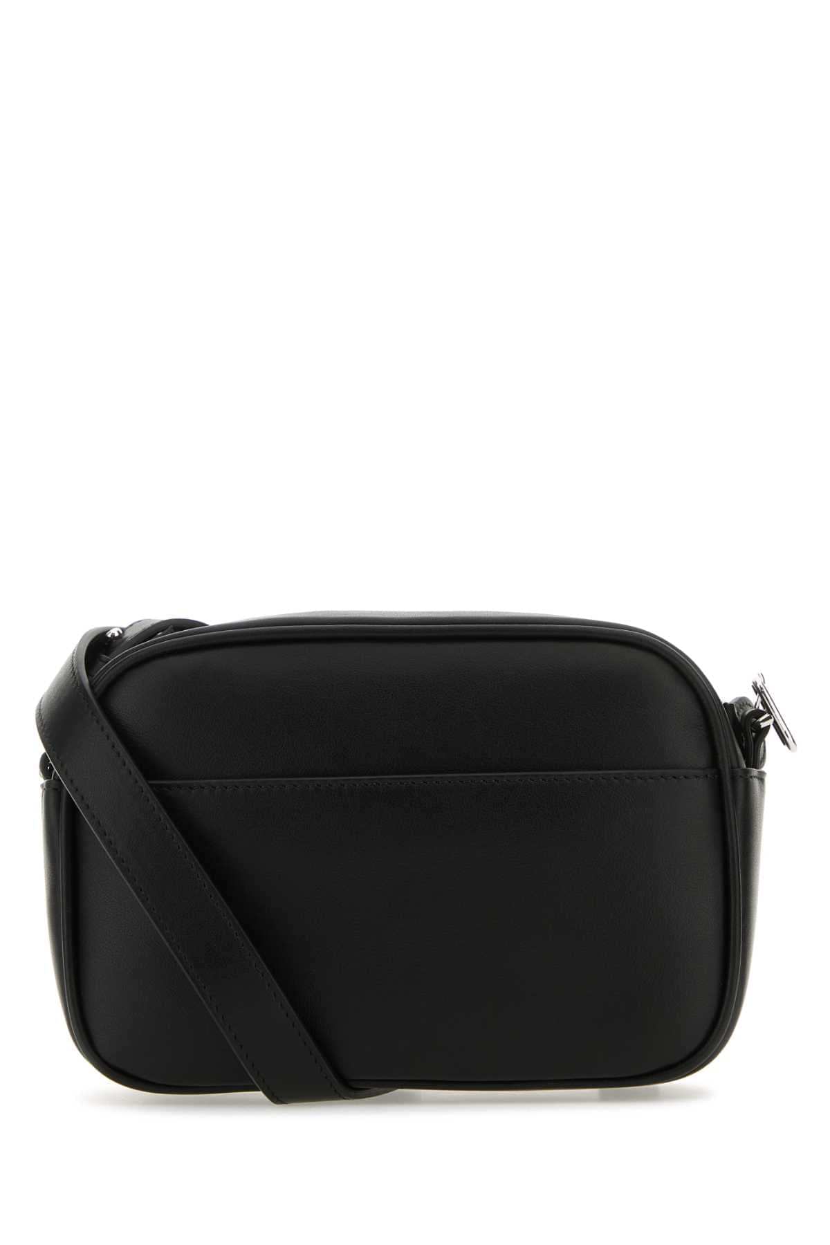 Courreges Women Black Leather Reedition Shoulder Bag COURREGES