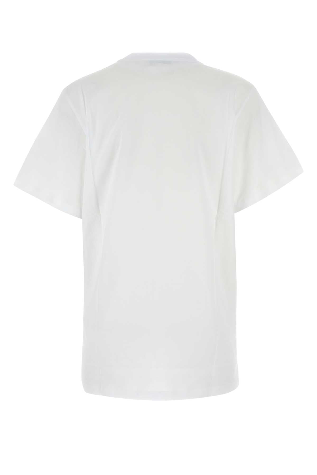 Max Mara Women White Cotton Mango T-Shirt MAX MARA