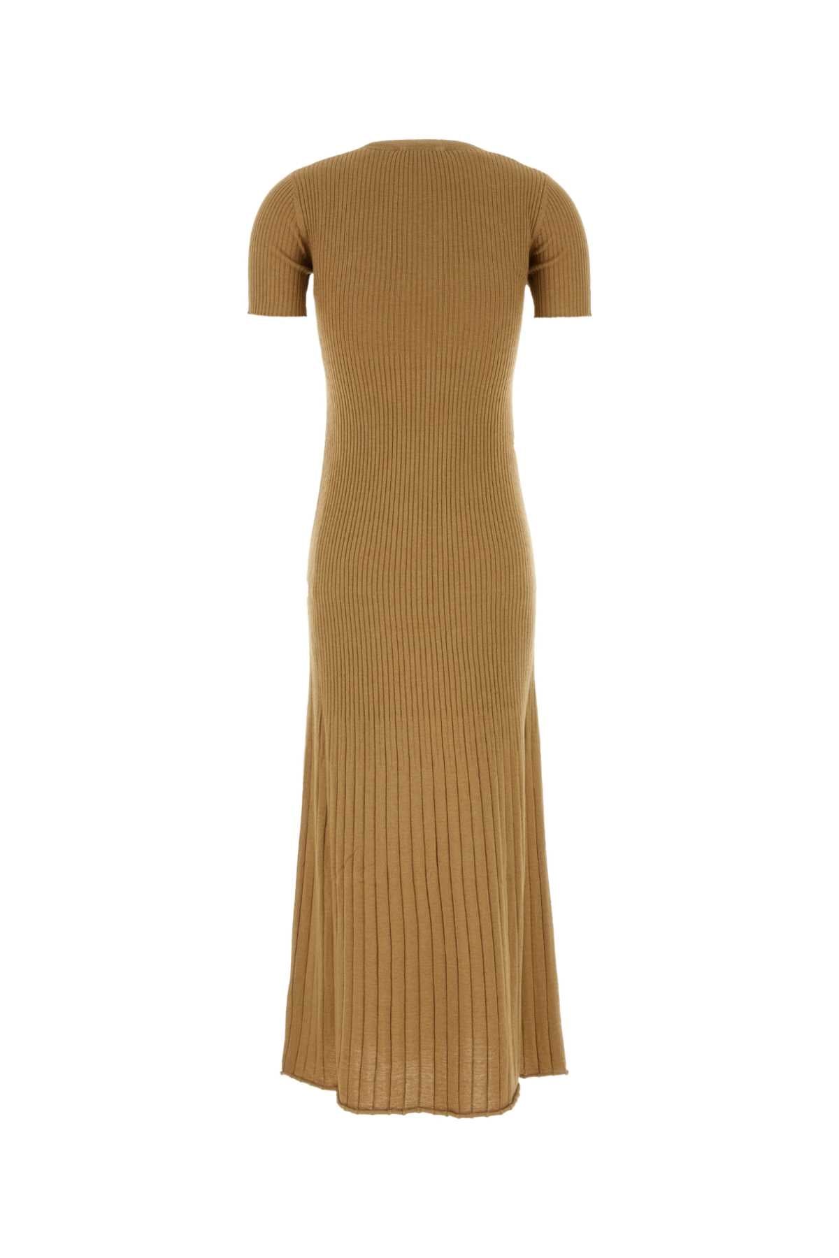 Max Mara Women Camel Silk Blend Europa Dress MAX MARA