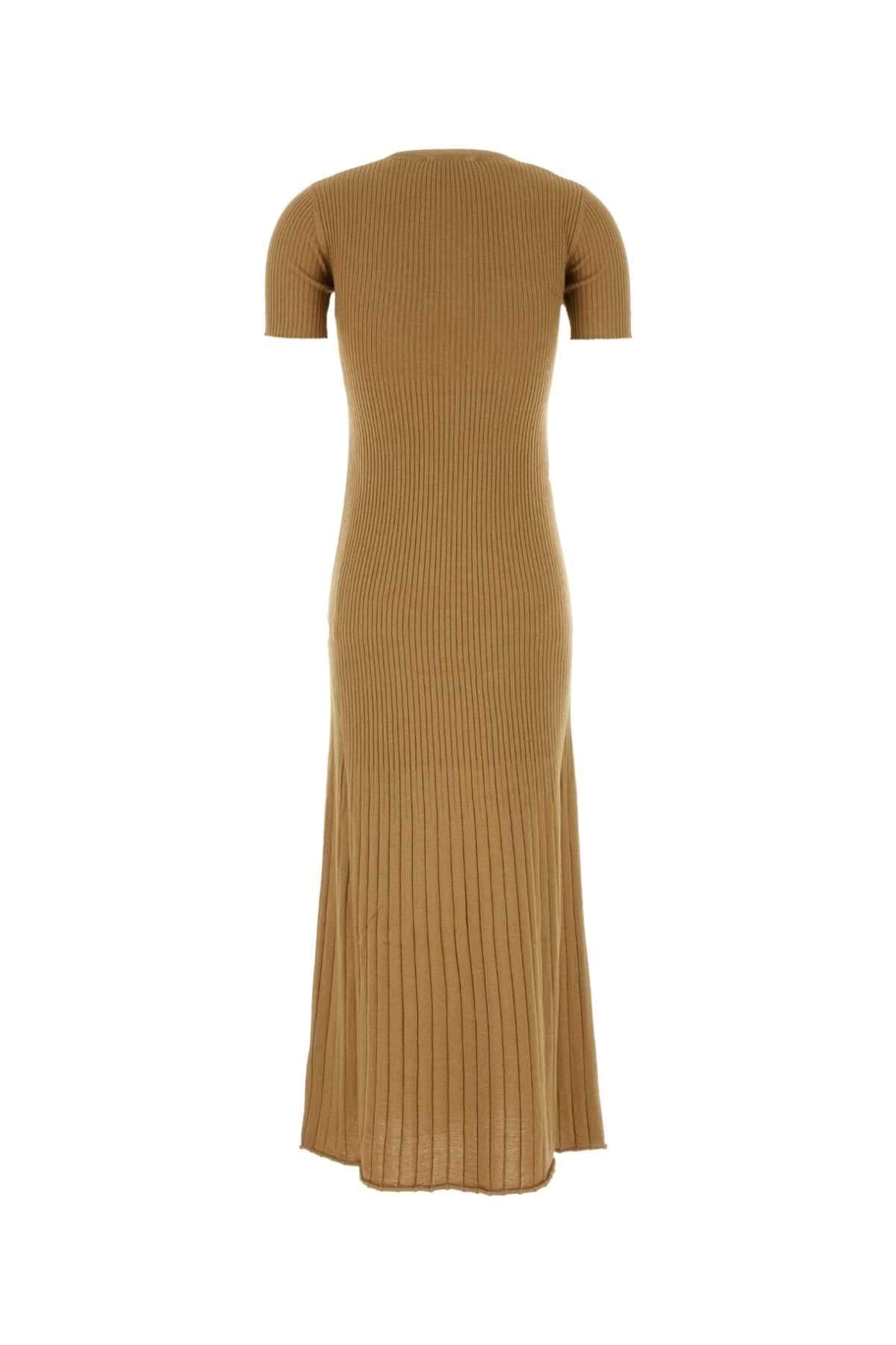 Max Mara Women Camel Silk Blend Europa Dress MAX MARA