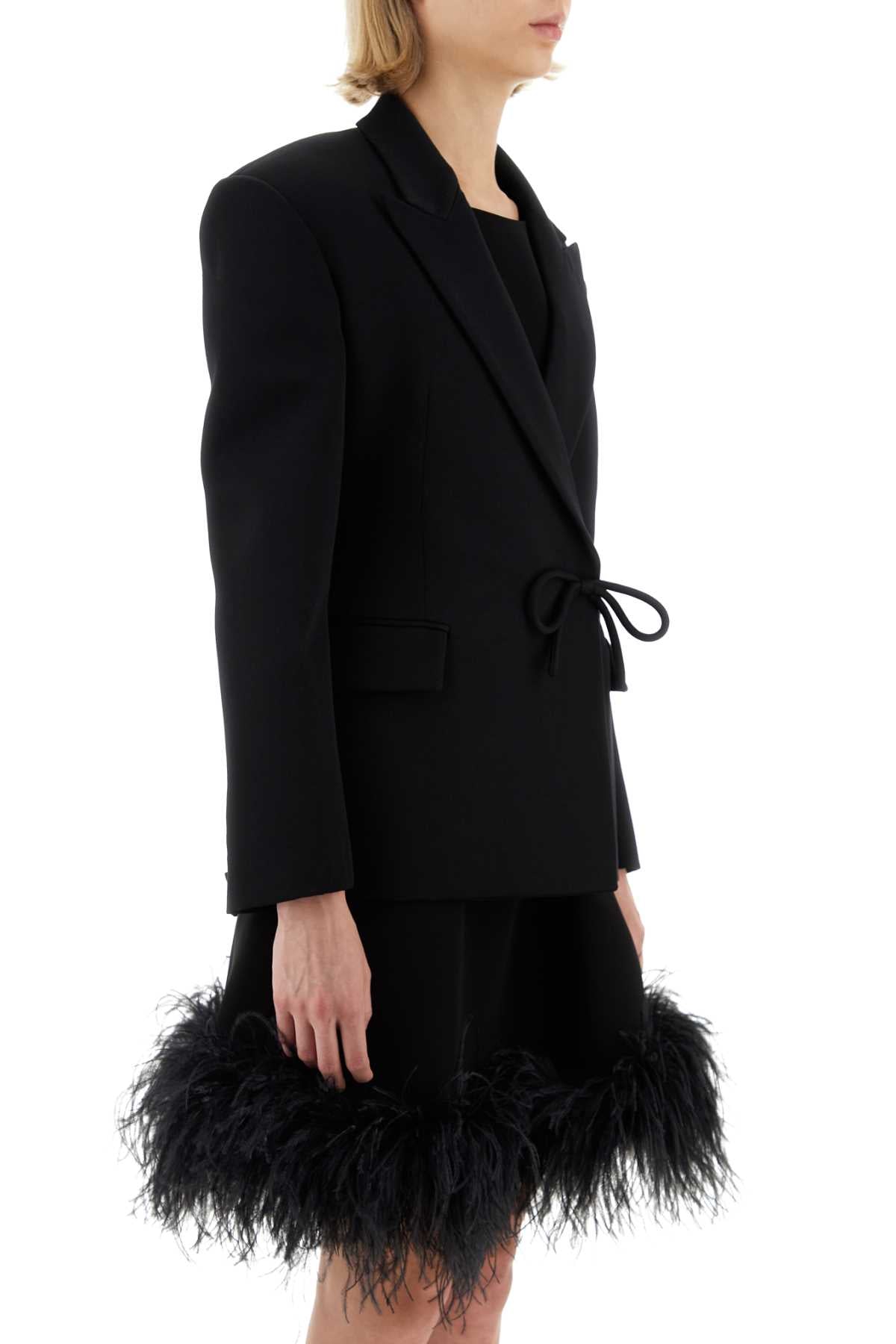 Valentino Garavani Women Black Wool Blazer VALENTINO GARAVANI