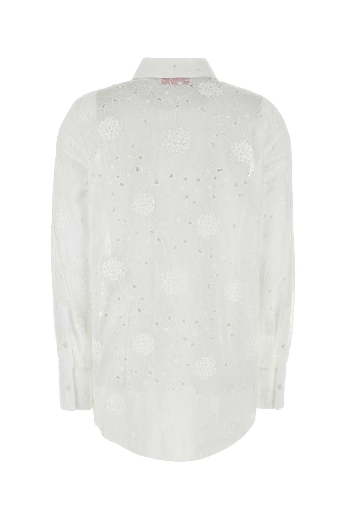 Valentino Garavani Women White Cotton Shirt VALENTINO GARAVANI