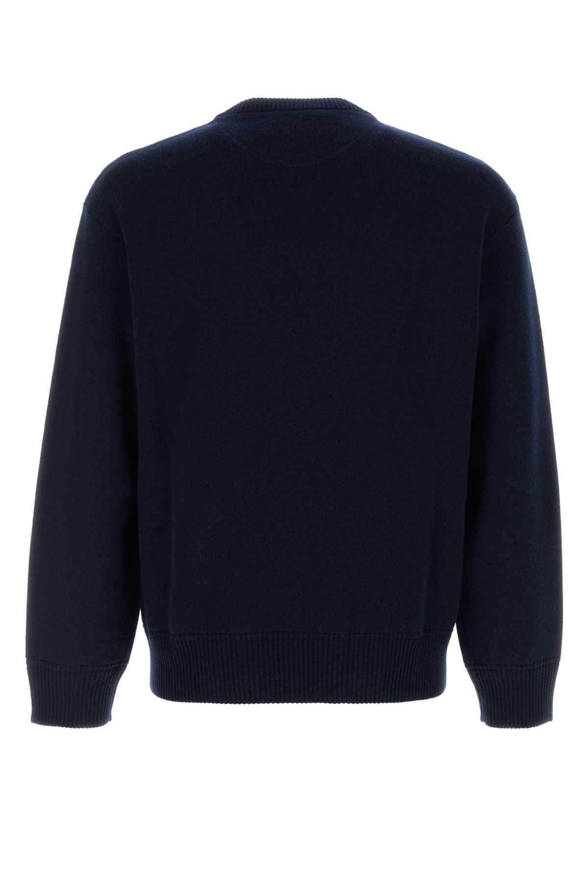 Valentino Garavani Men Dark Blue Wool Sweater VALENTINO GARAVANI
