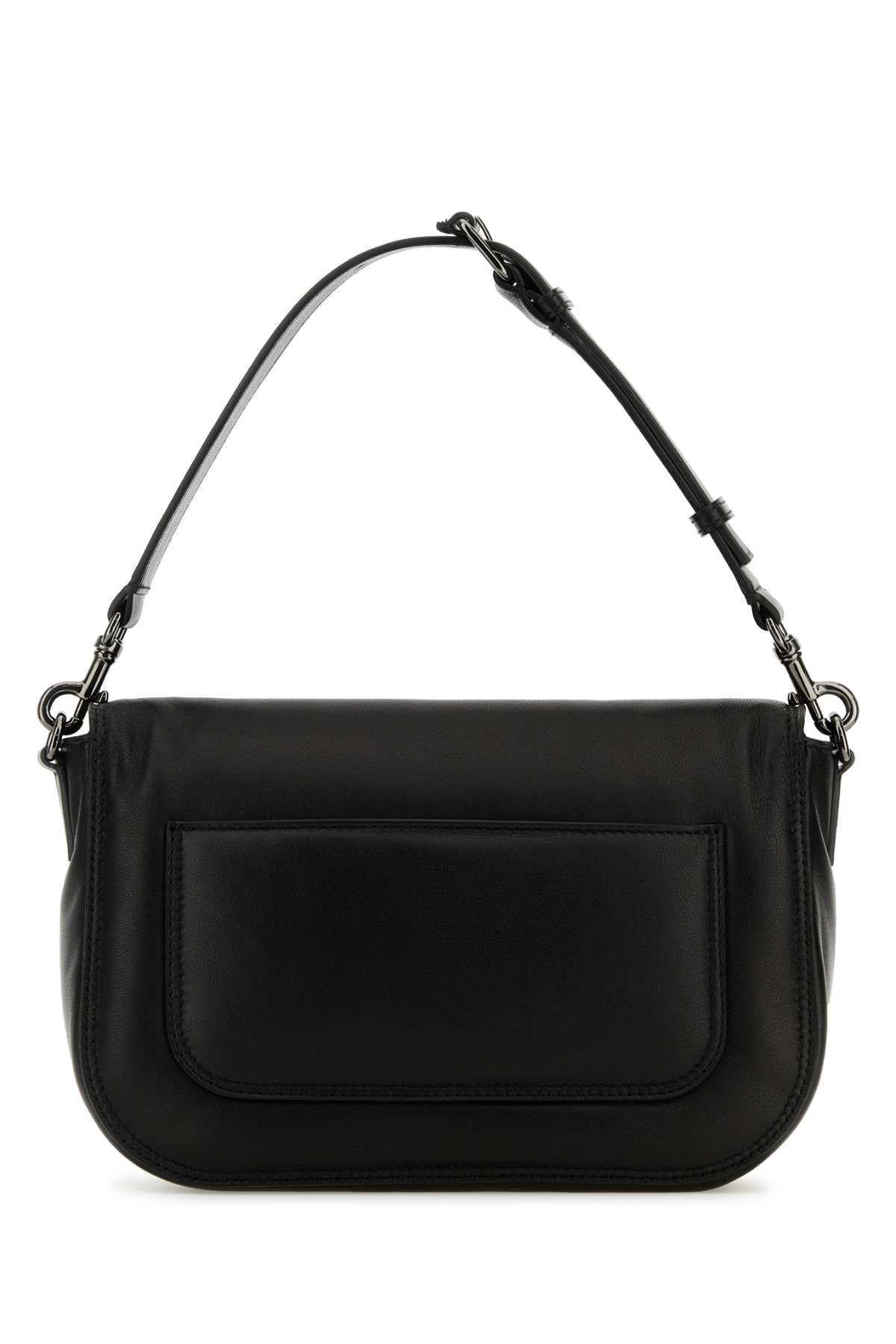 Valentino Garavani Men Black Leather Locã² Handbag VALENTINO GARAVANI