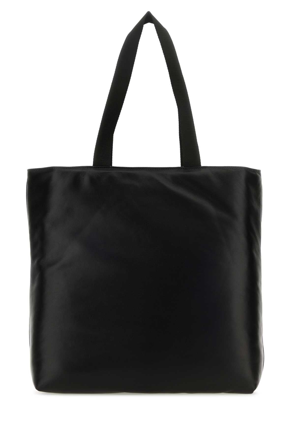Valentino Garavani Men Black Nappa Leather Valentino Garavani Noir Shopping Bag VALENTINO GARAVANI