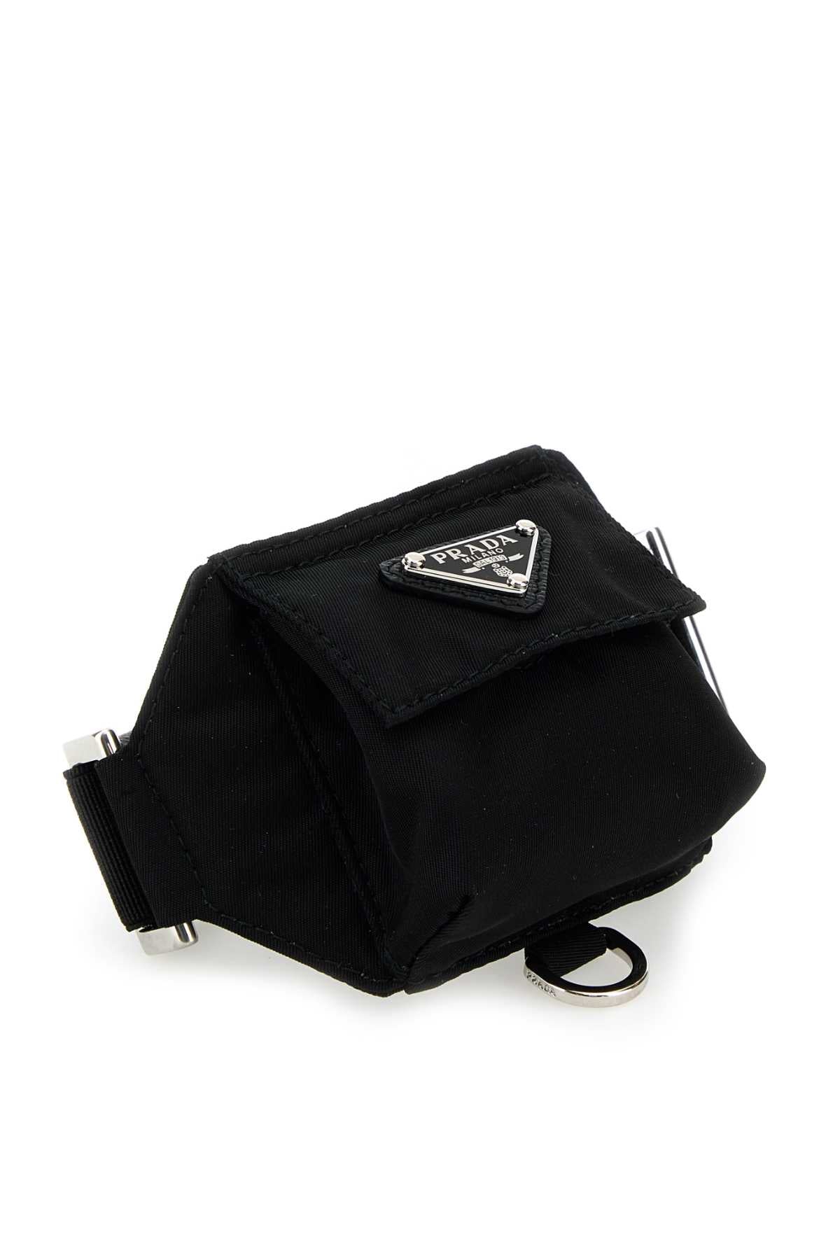Prada Men Black Nylon Cuff PRADA