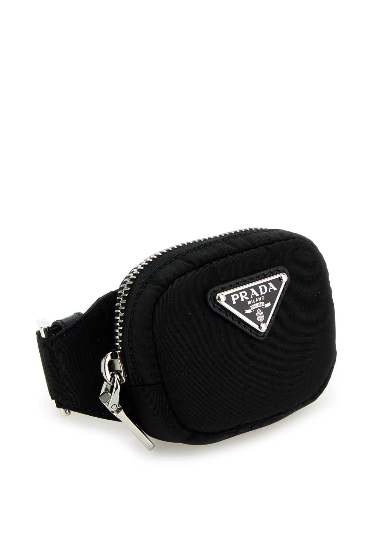 Prada Men Black Nylon Cuff PRADA
