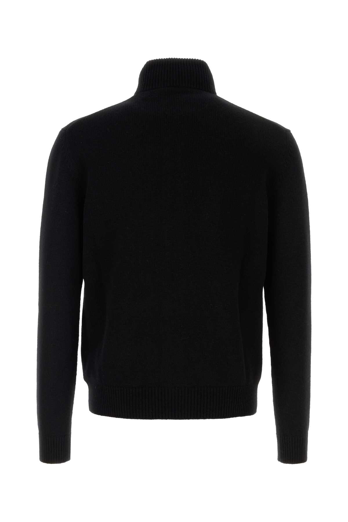 Prada Men Black Cashmere Cardigan PRADA