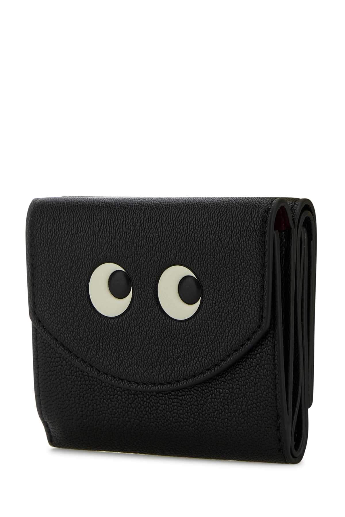 Anya Hindmarch Women Black Leather Wallet ANYA HINDMARCH