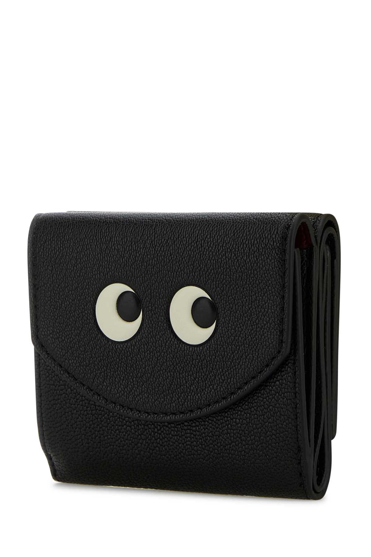 Anya Hindmarch Women Black Leather Wallet ANYA HINDMARCH