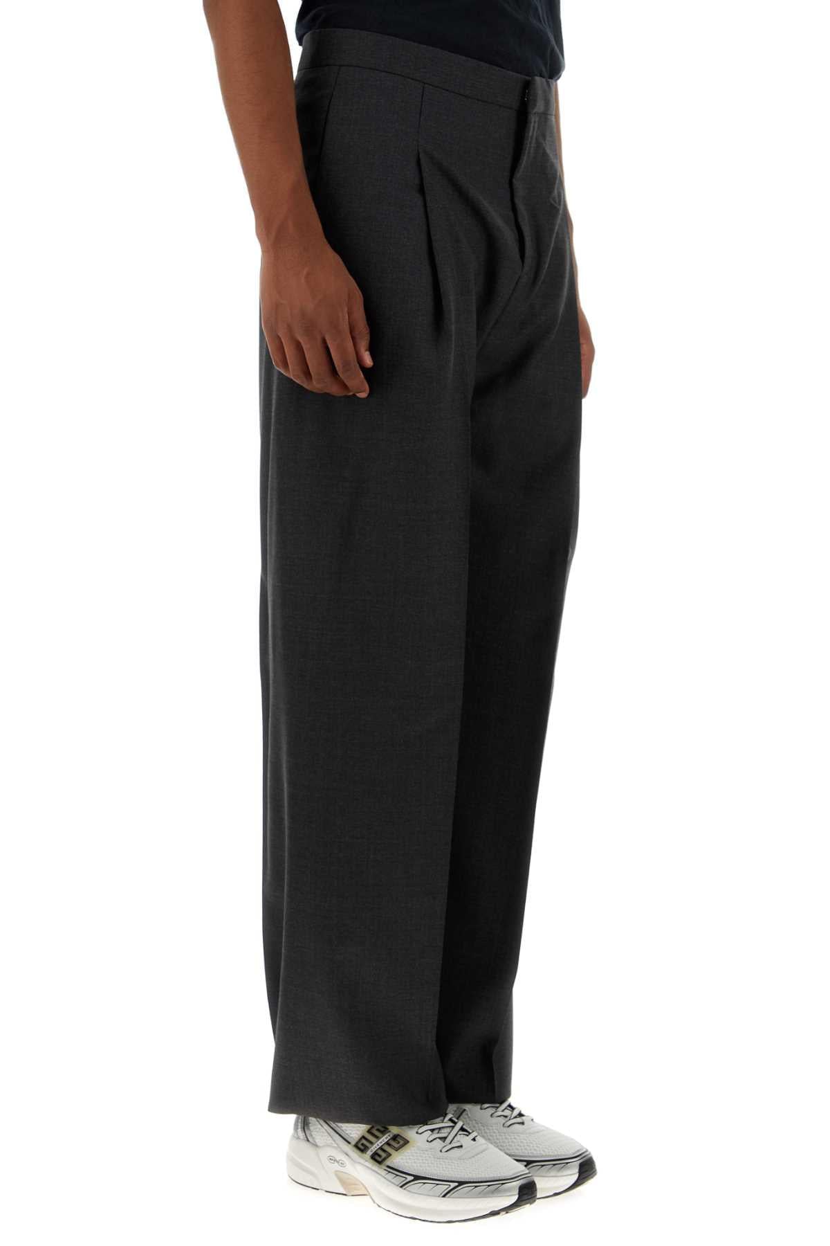Givenchy Men Dark Grey Wool Pant GIVENCHY