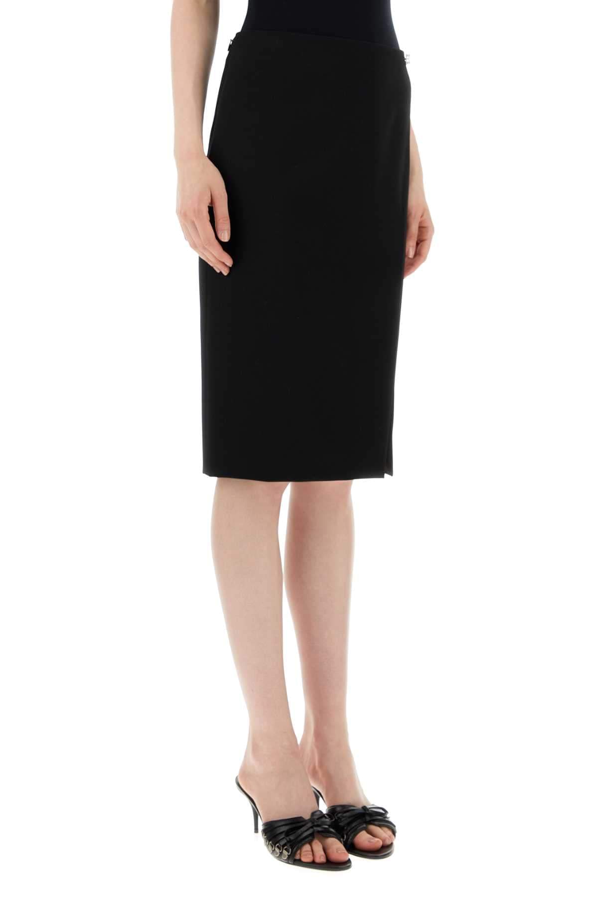 Givenchy Women Black Wool Skirt GIVENCHY