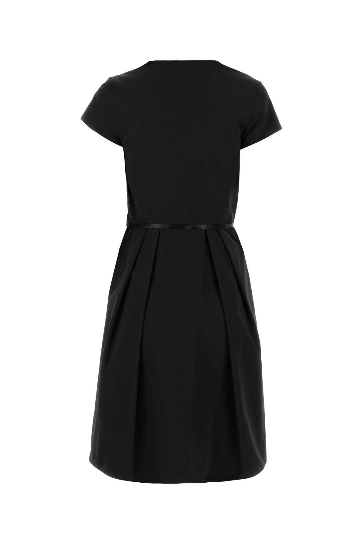 Givenchy Women Black Taffetas Mini Dress GIVENCHY