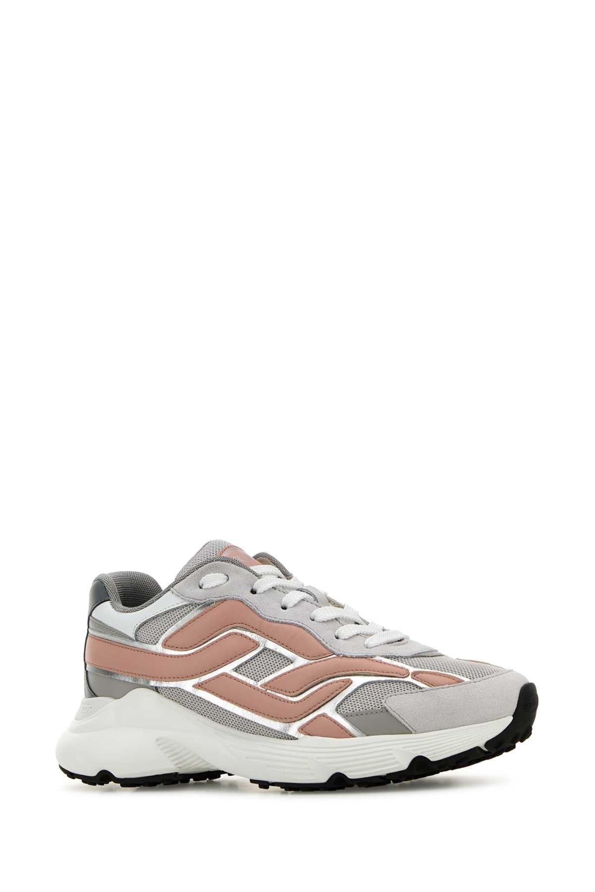 Tod's Women Multicolor Leather And Mesh Sneakers TOD'S