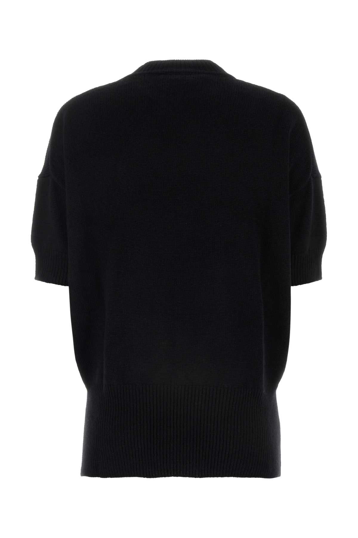 Jil Sander Women Black Cashmere Sweater JIL SANDER