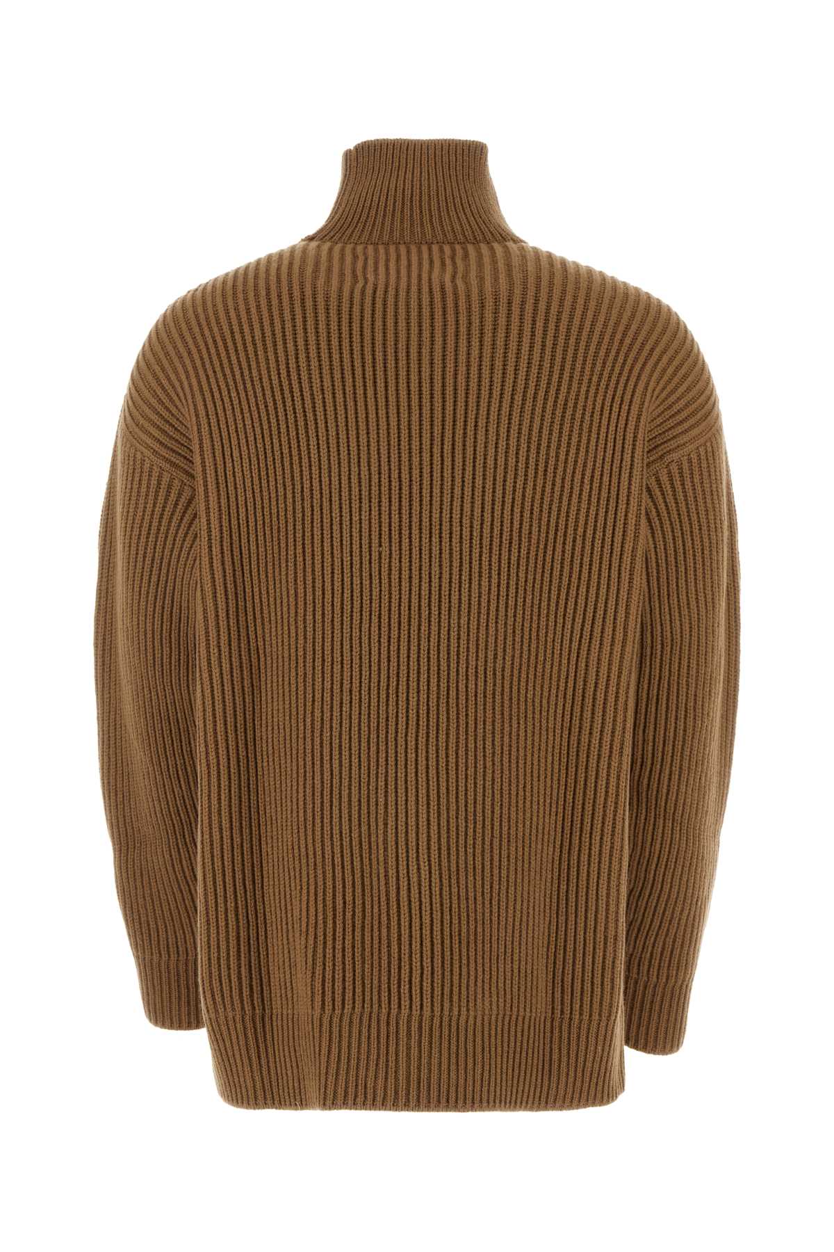 Jil Sander Men Biscuit Wool Sweater JIL SANDER