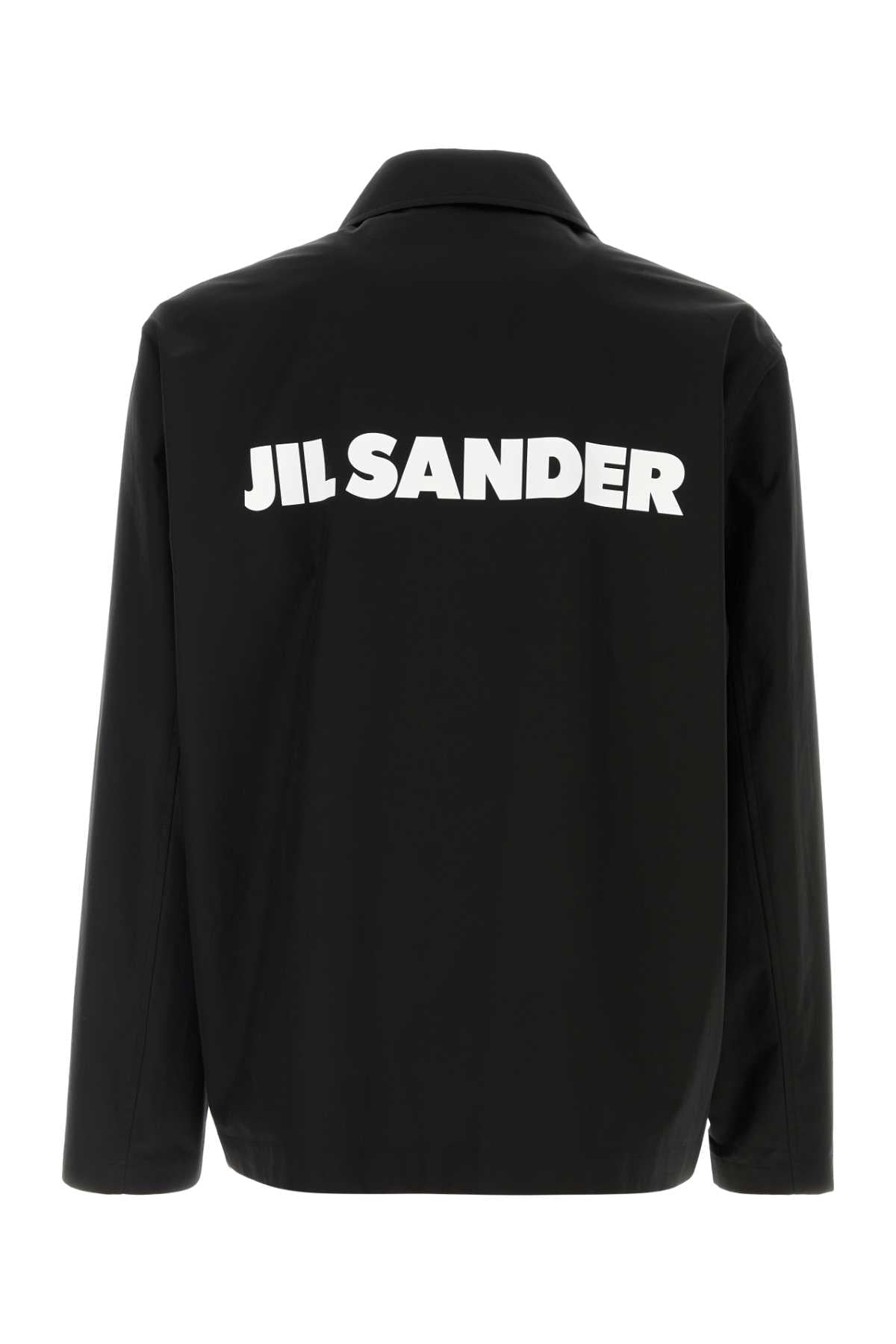 Jil Sander Men Black Poplin Jacket JIL SANDER