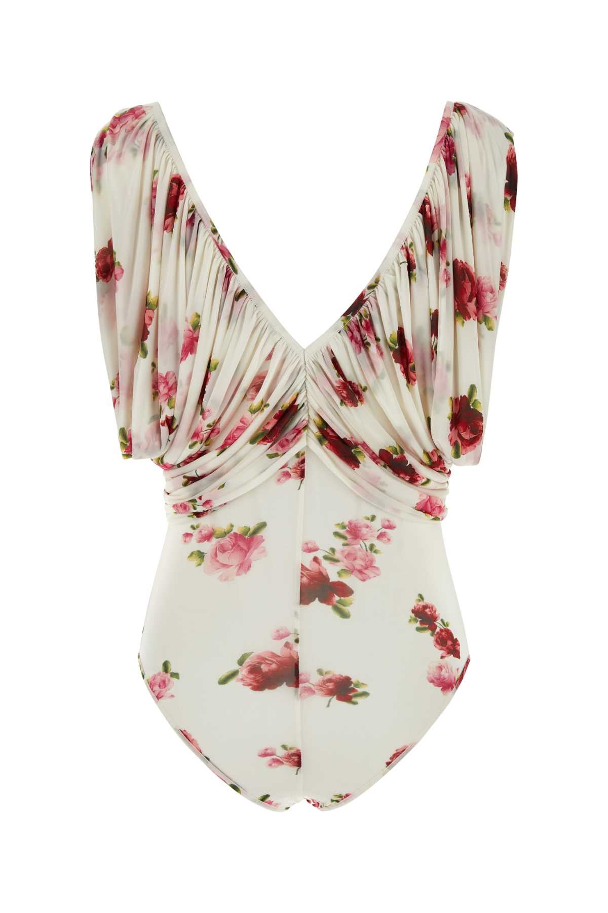 Magda Butrym Women Printed Jersey Bodysuit MAGDA BUTRYM