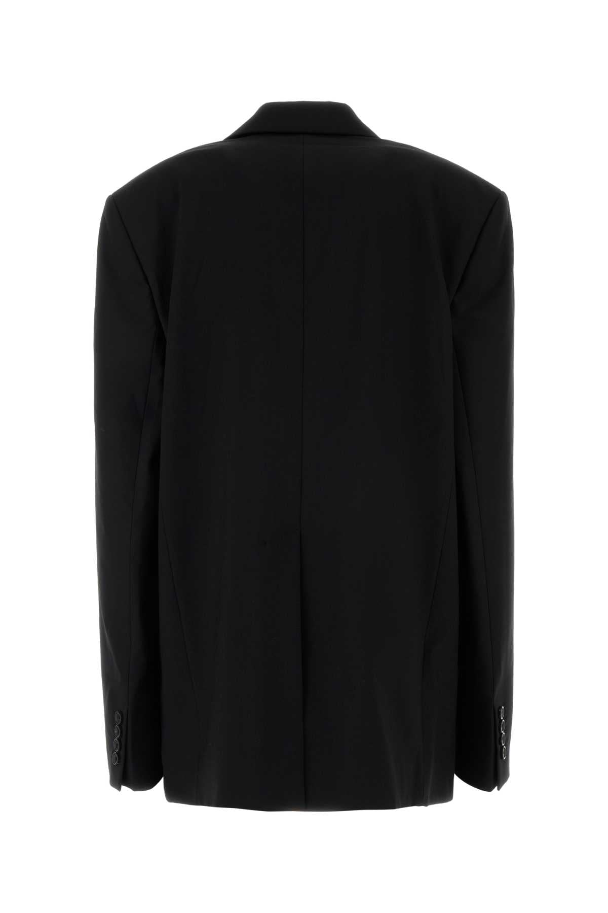 Y Project Women Black Stretch Jersey Oversize Blazer Y PROJECT