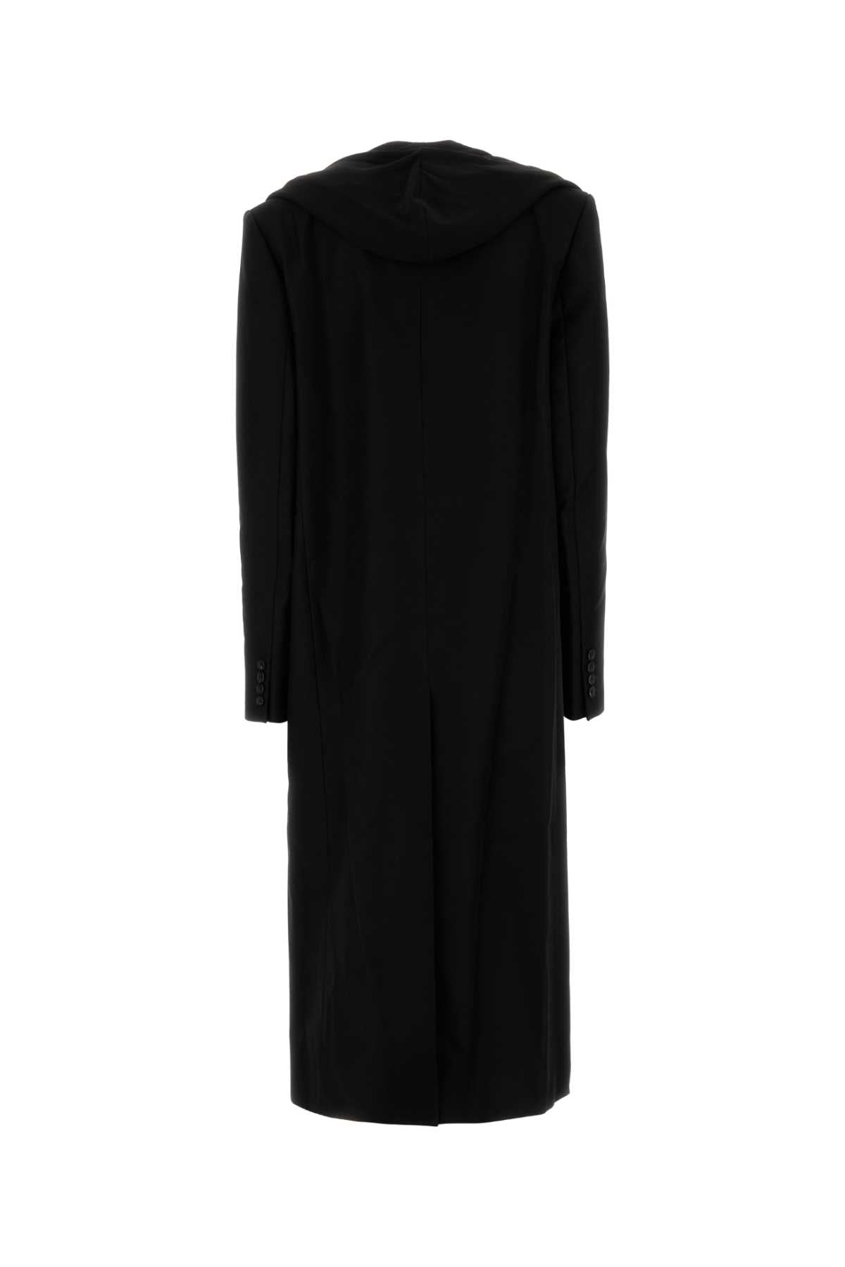 Y Project Women Black Cotton Coat Y PROJECT