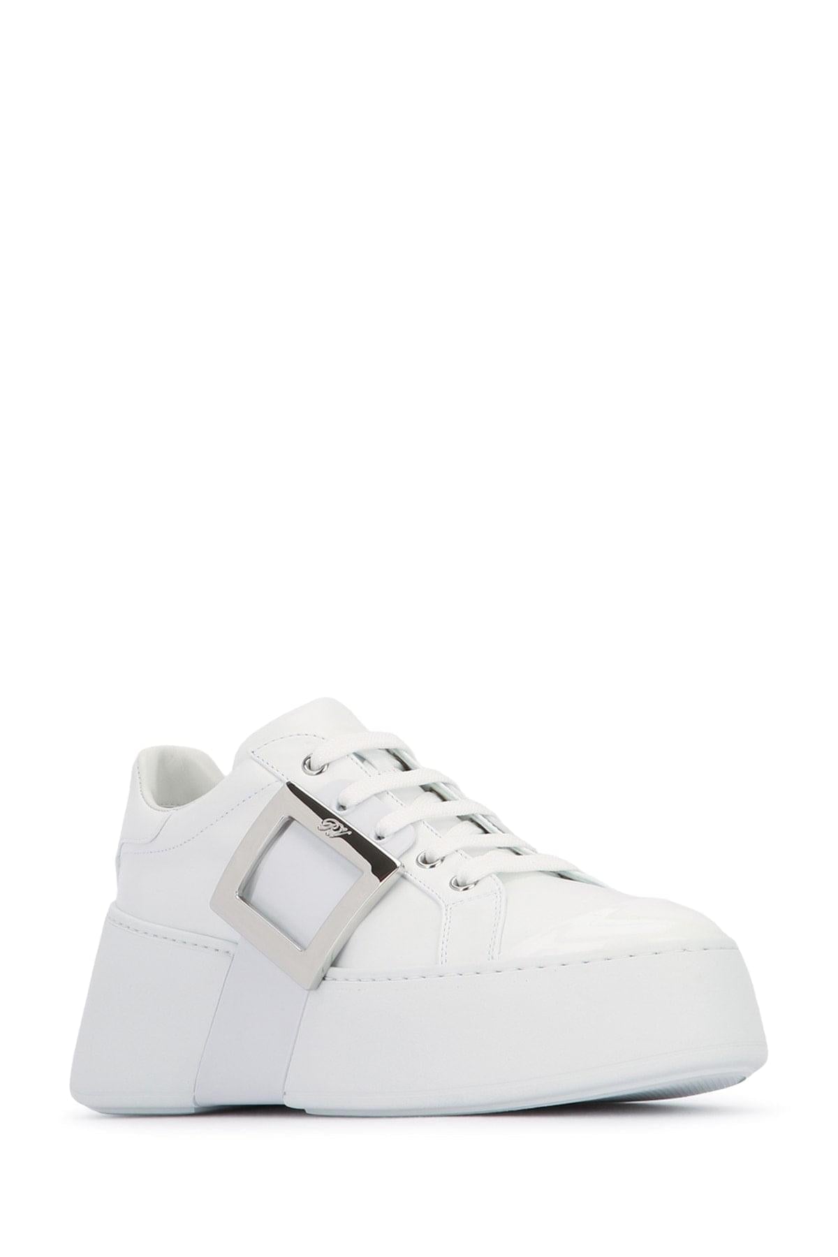 Roger Vivier Women Viv Skate High Abs Met Sneakers ROGER VIVIER