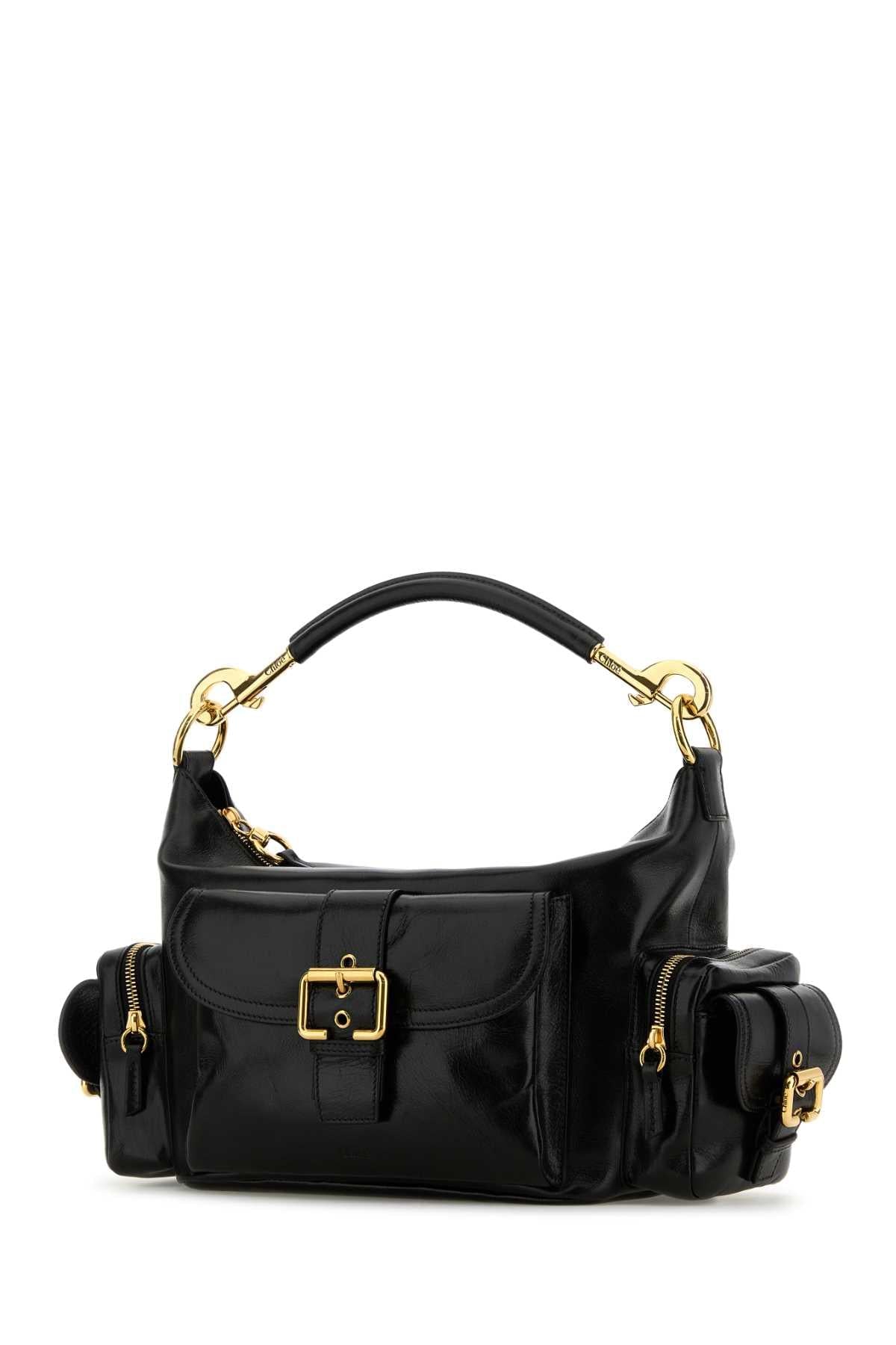 Chloe Women Black Leather Camera Bag Handbag CHLOE