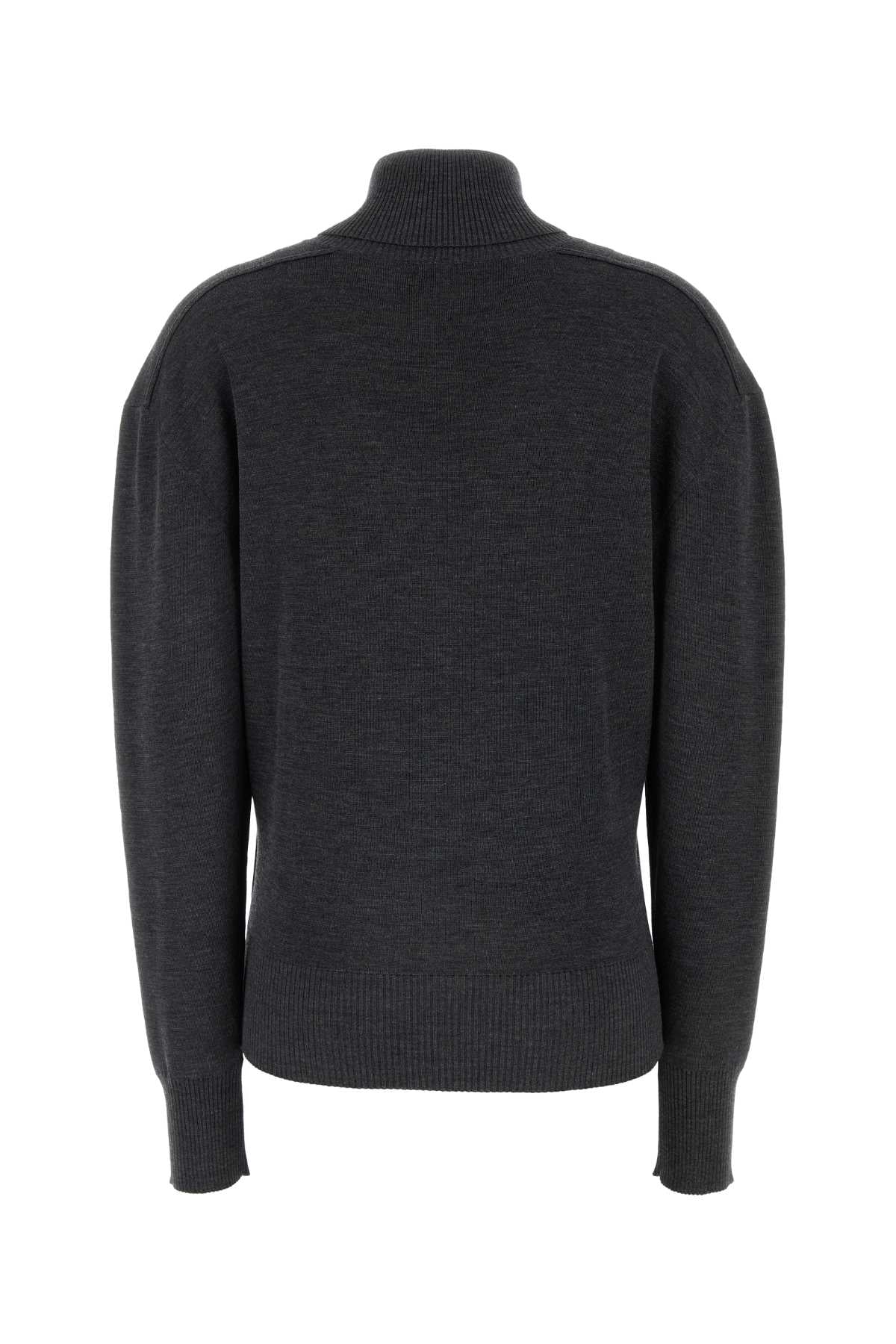 Burberry Women Dark Grey Wool Sweater BURBERRY