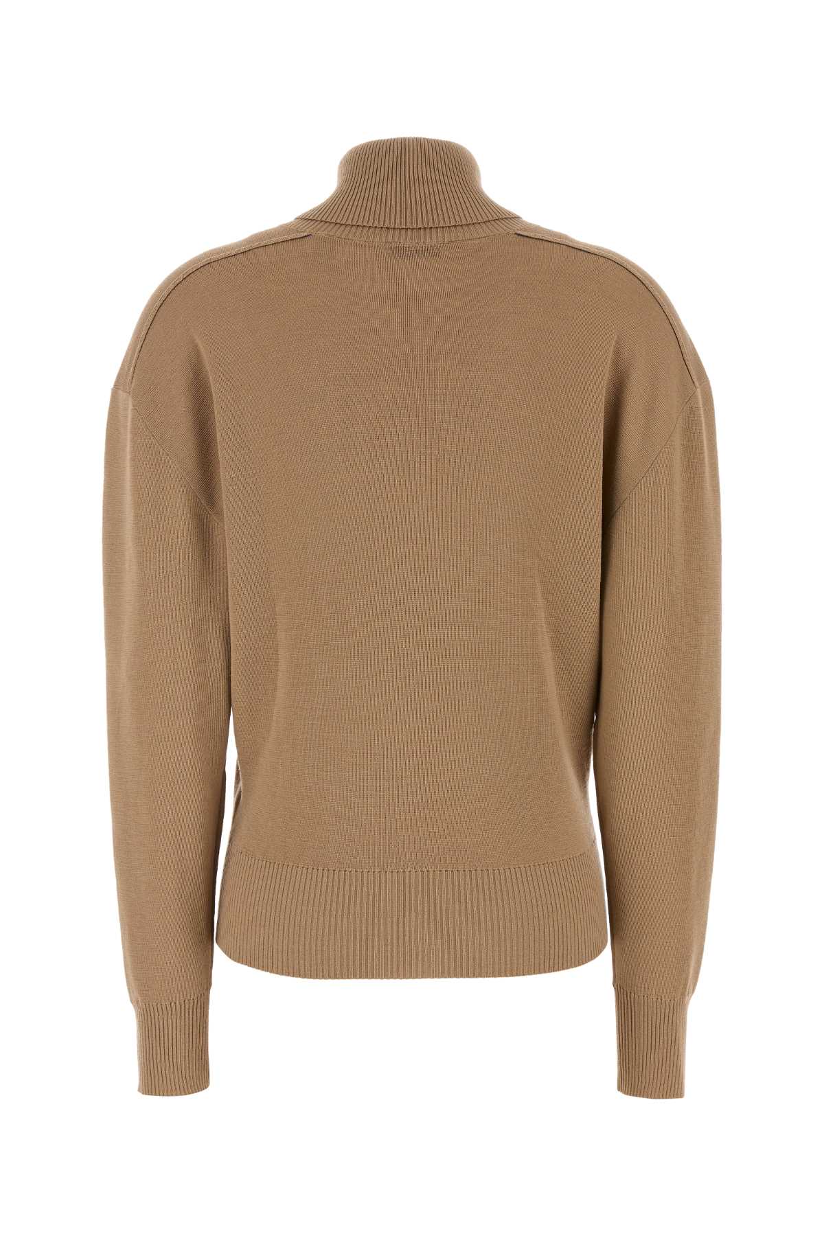 Burberry Women Camel Wool Sweater BURBERRY