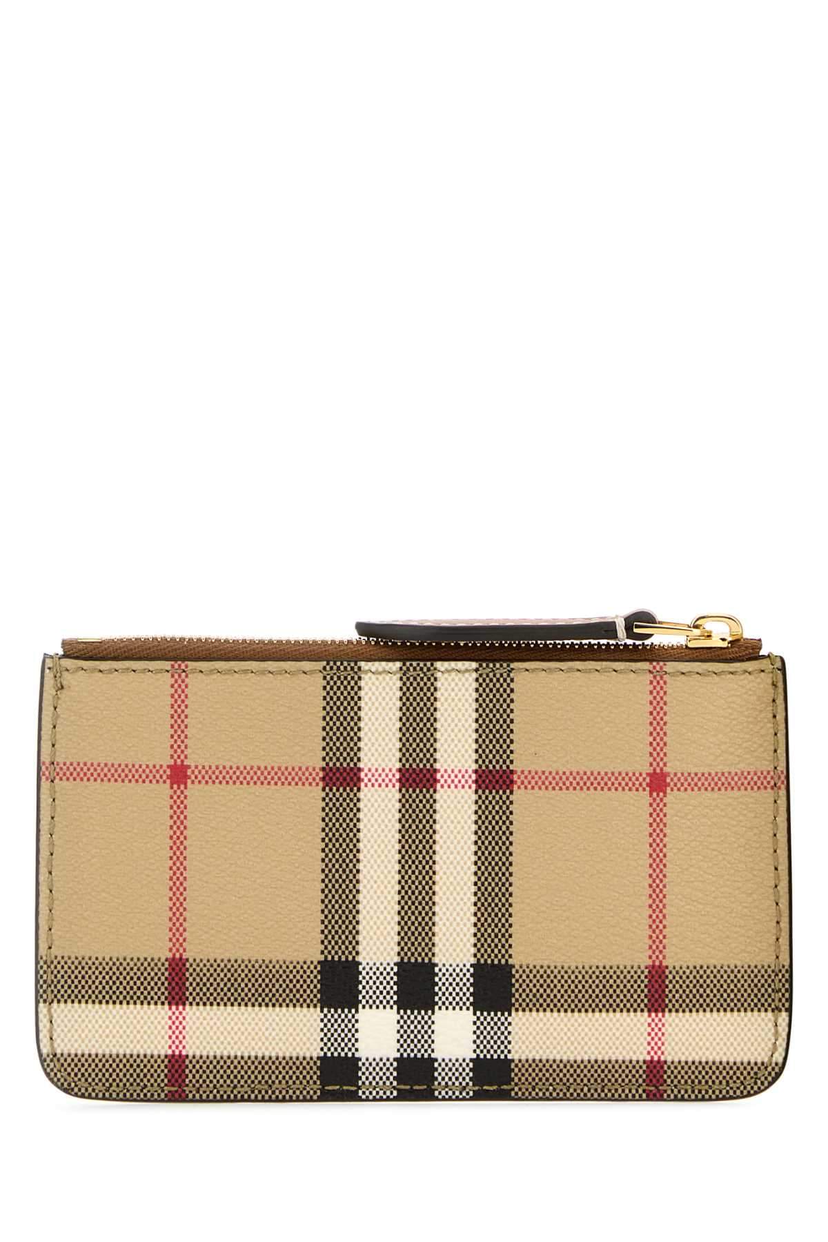 Burberry Women Printed E-Canvas Card Holder BURBERRY