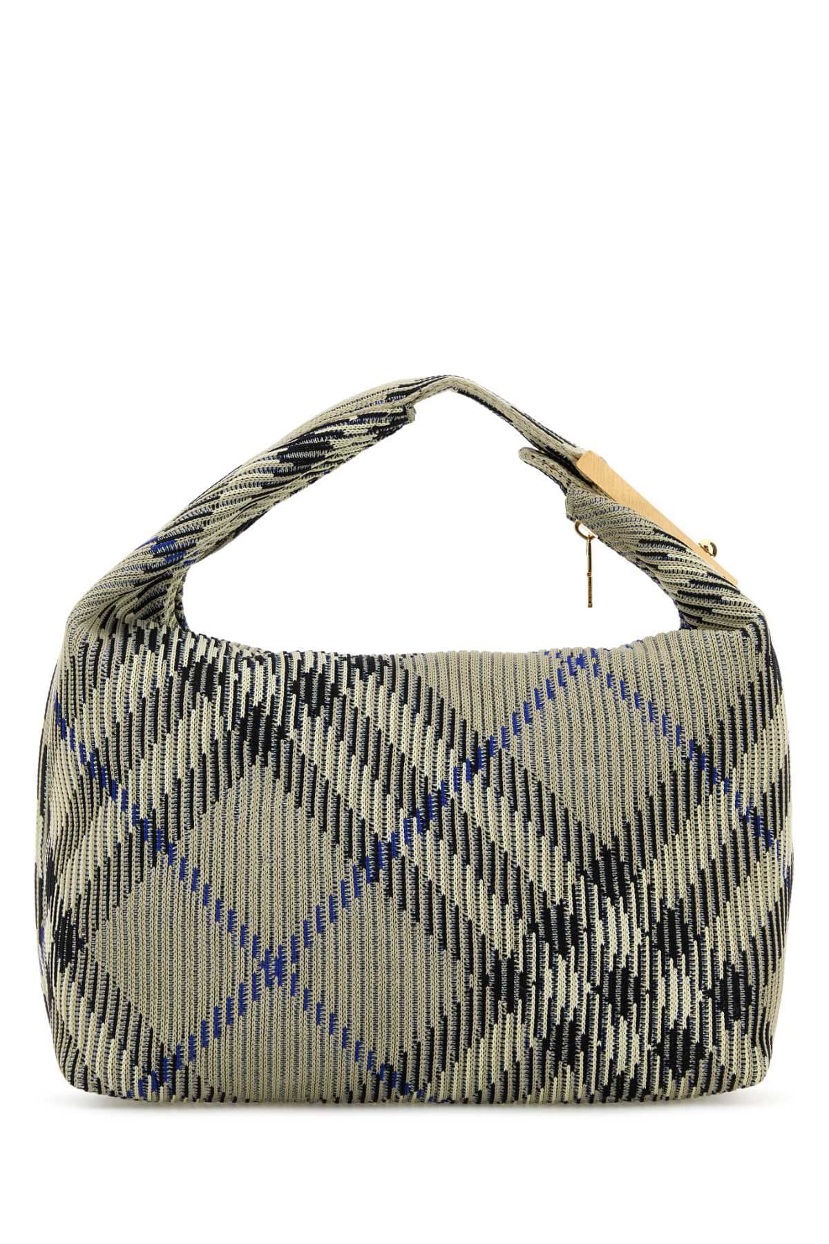 Burberry Women Embroidered Nylon Medium Peg Handbag BURBERRY