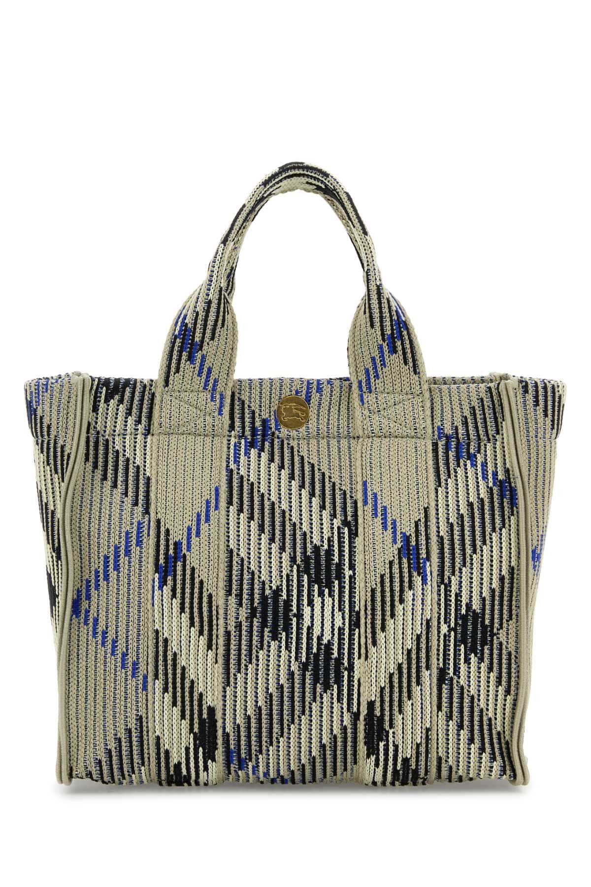 Burberry Women Embroidered Fabric Check Mini Handbag BURBERRY
