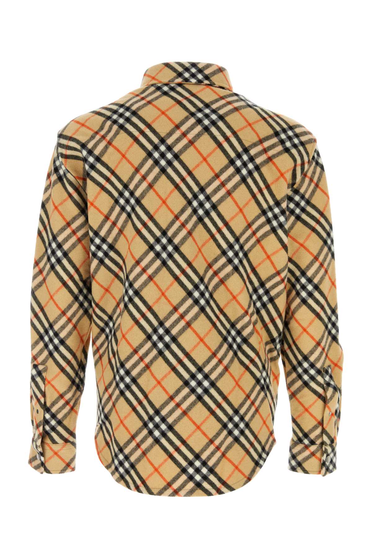 Burberry Men Embroidered Flannel Shirt BURBERRY