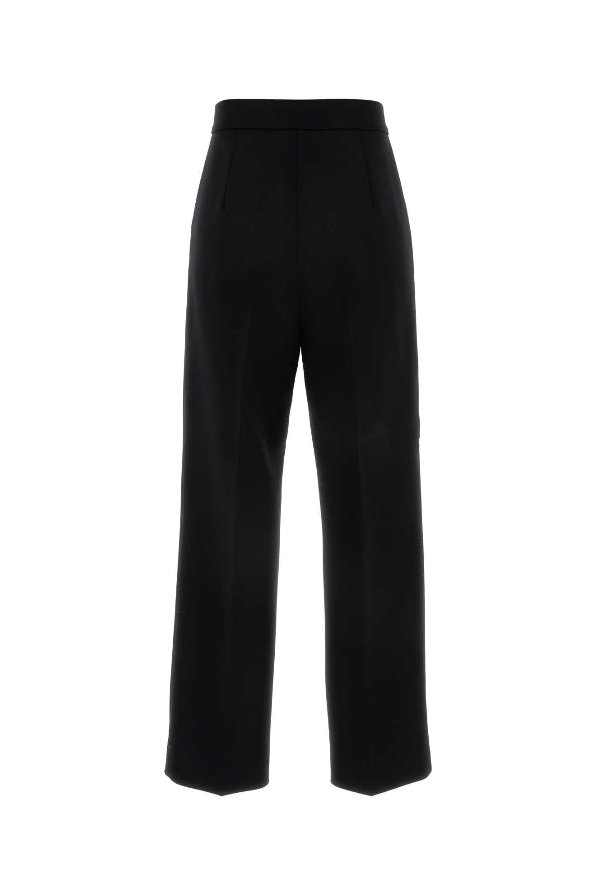 Max Mara Women Black Stretch Wool Verbano Pant MAX MARA