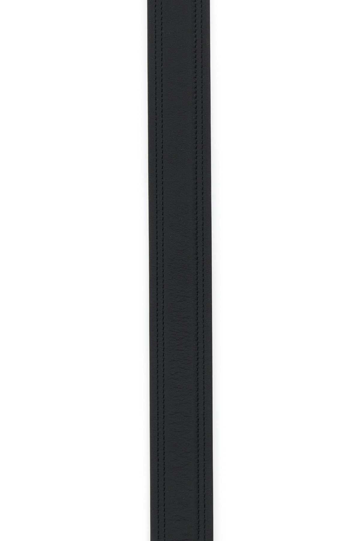 Valentino Garavani Women Black Leather Vlogo The Bold Edition Belt VALENTINO GARAVANI