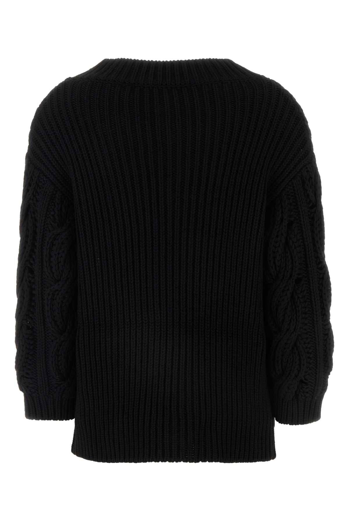 Valentino Garavani Women Black Wool Sweater VALENTINO GARAVANI