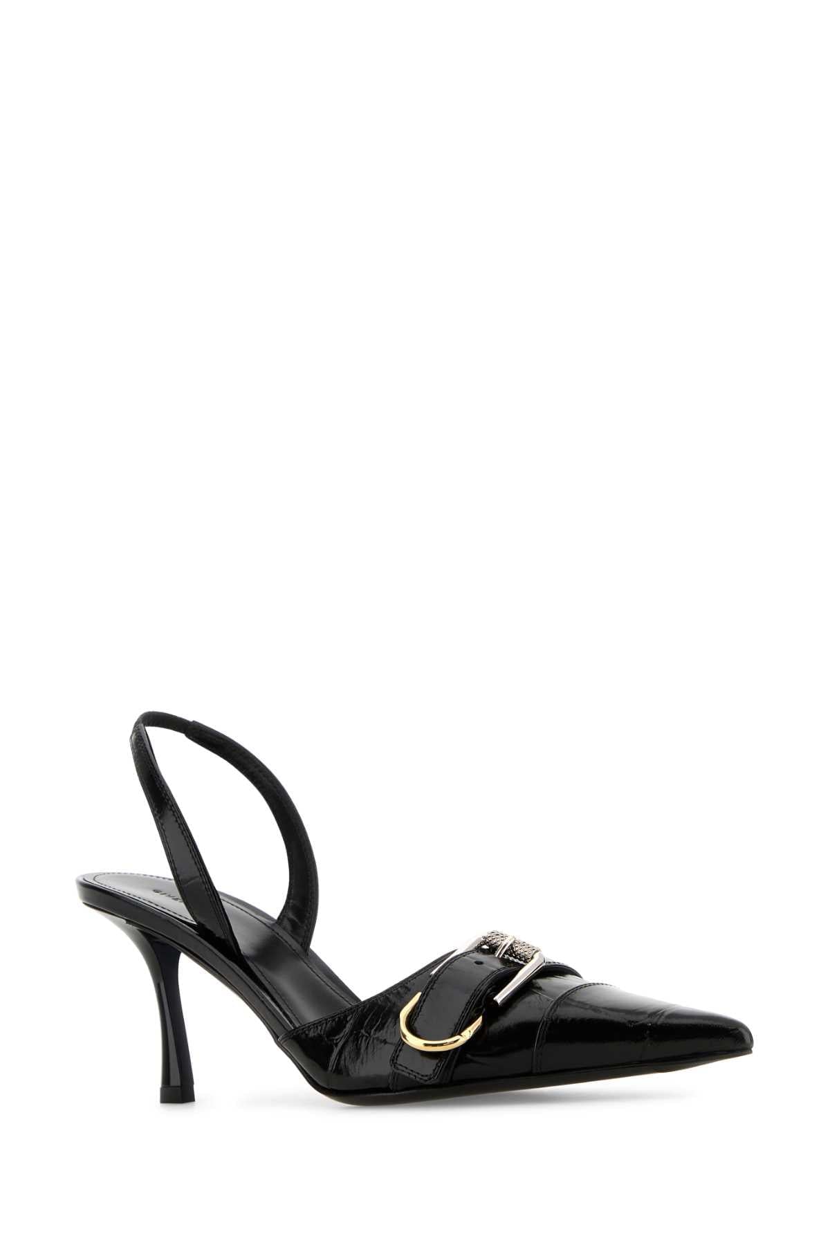 Givenchy Women Black Leather Voyou Pumps GIVENCHY