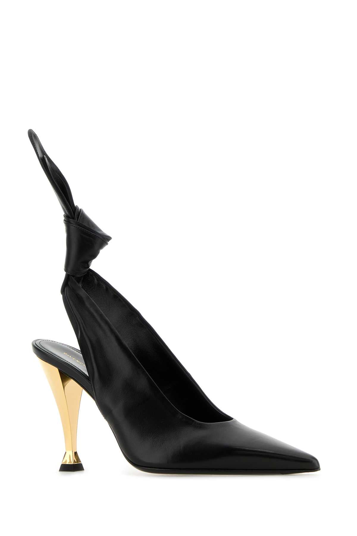Givenchy Women Black Nappa Leather Beauw Pumps GIVENCHY