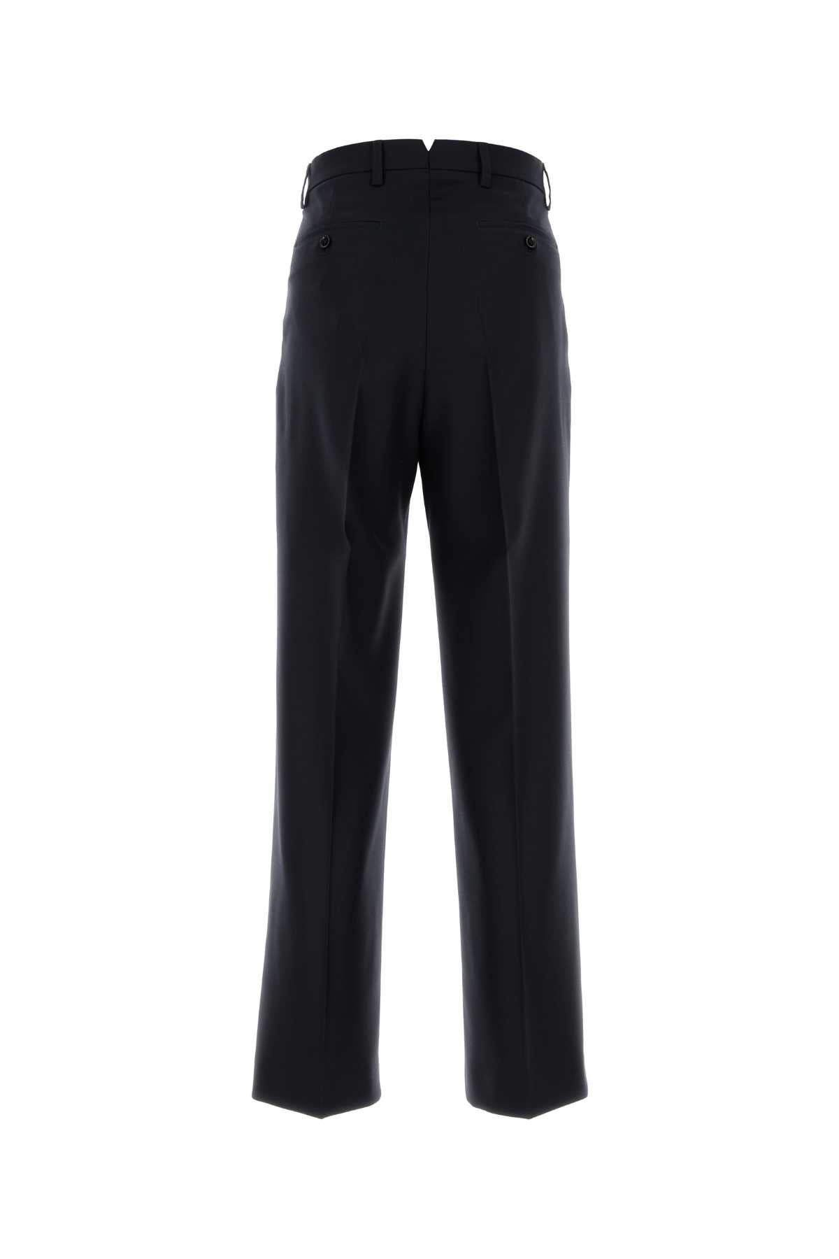 Ami Men Midnight Blue Wool Pant AMI PARIS
