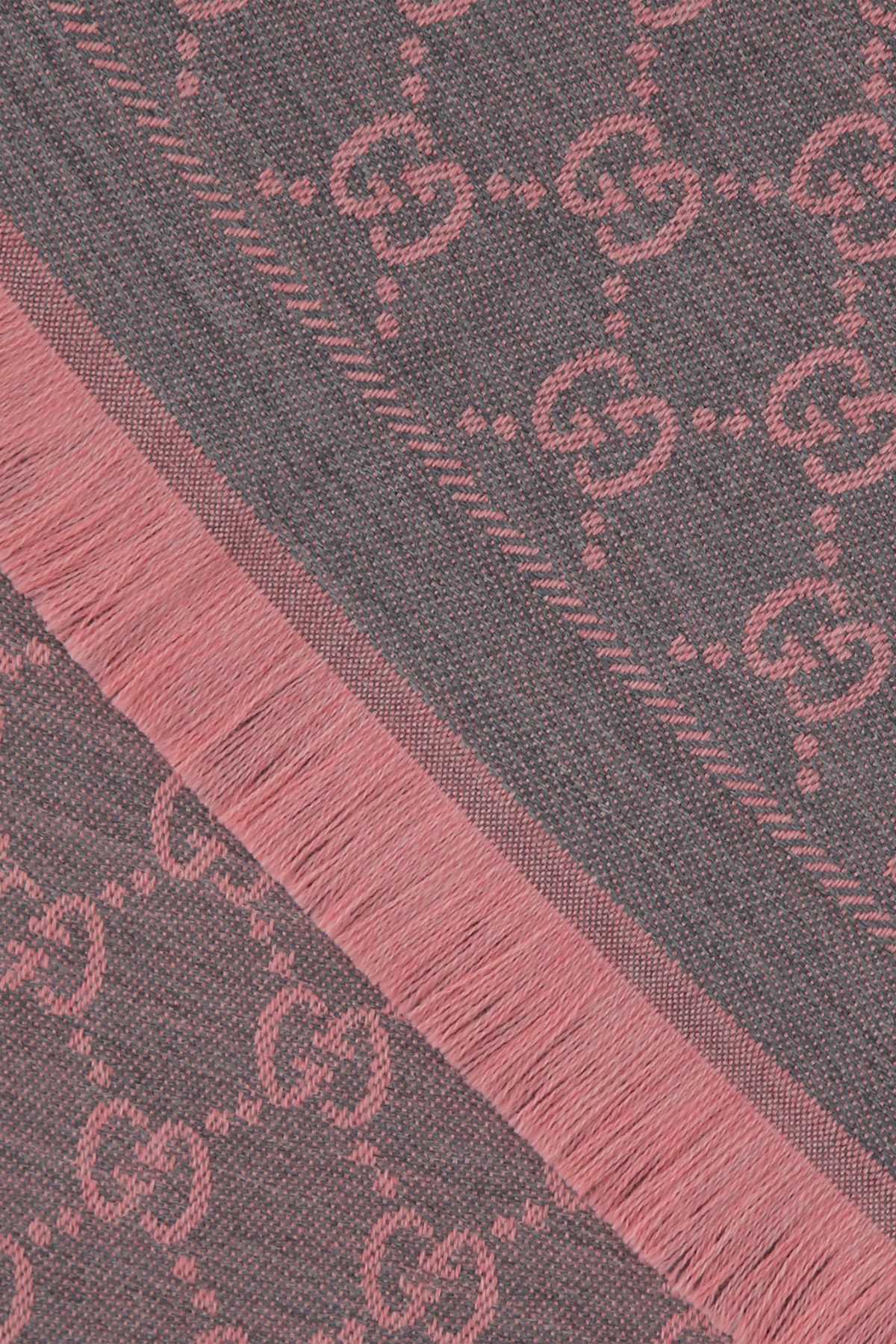 Gucci Women Embroidered Wool Scarf GUCCI