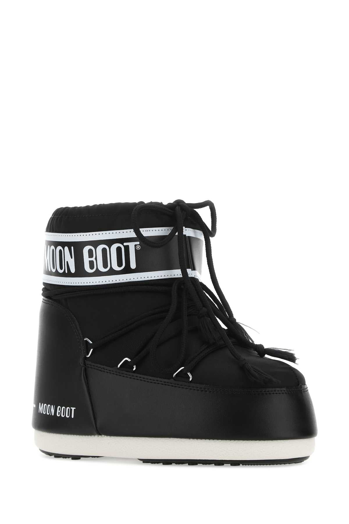 Moon Boot Unisex Black Nylon Icon Low Ankle Boots MOON BOOT