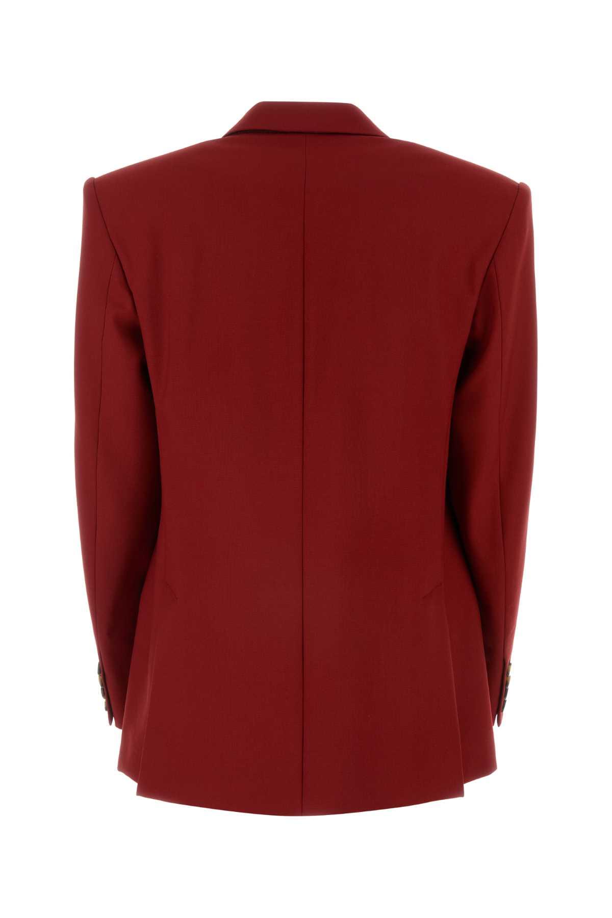 Stella Mccartney Women Tiziano Red Wool Blazer STELLA MCCARTNEY