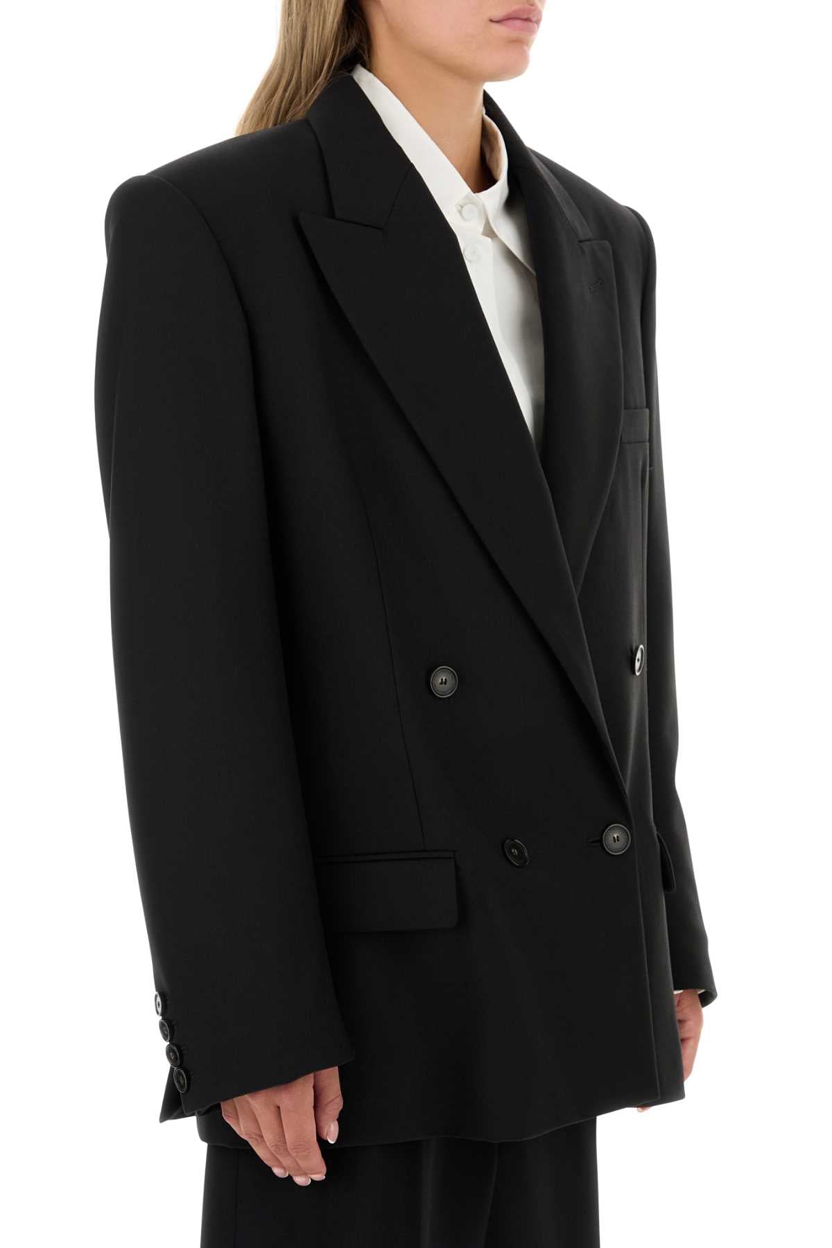 Stella Mccartney Women Black Wool Blazer STELLA MCCARTNEY