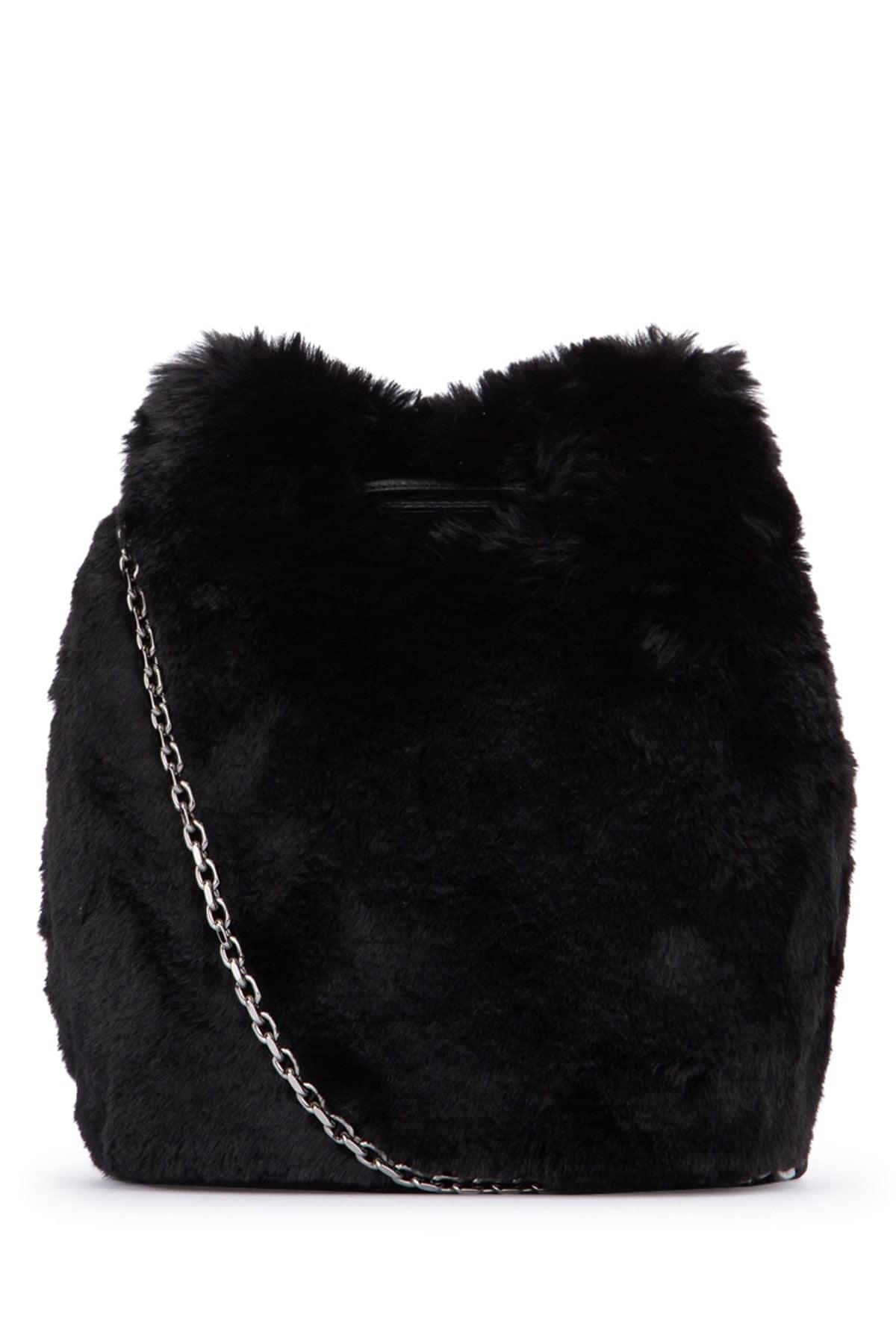 Roger Vivier Women Tres Vivier Aumoniere Fur ROGER VIVIER