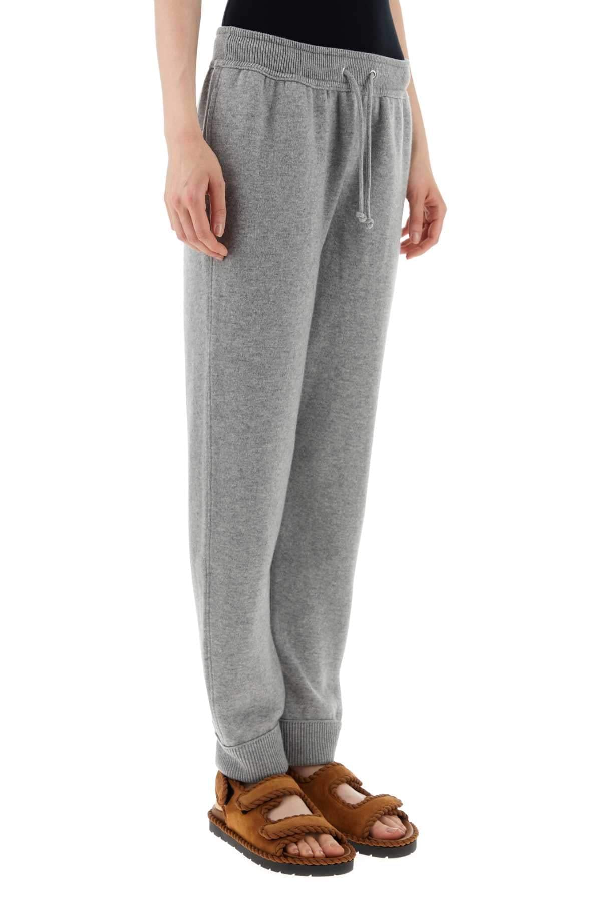 Bottega Veneta Women Grey Cashmere Joggers BOTTEGA VENETA