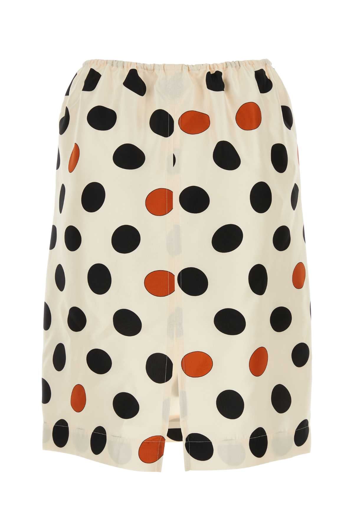 Bottega Veneta Women Printed Silk Skirt BOTTEGA VENETA