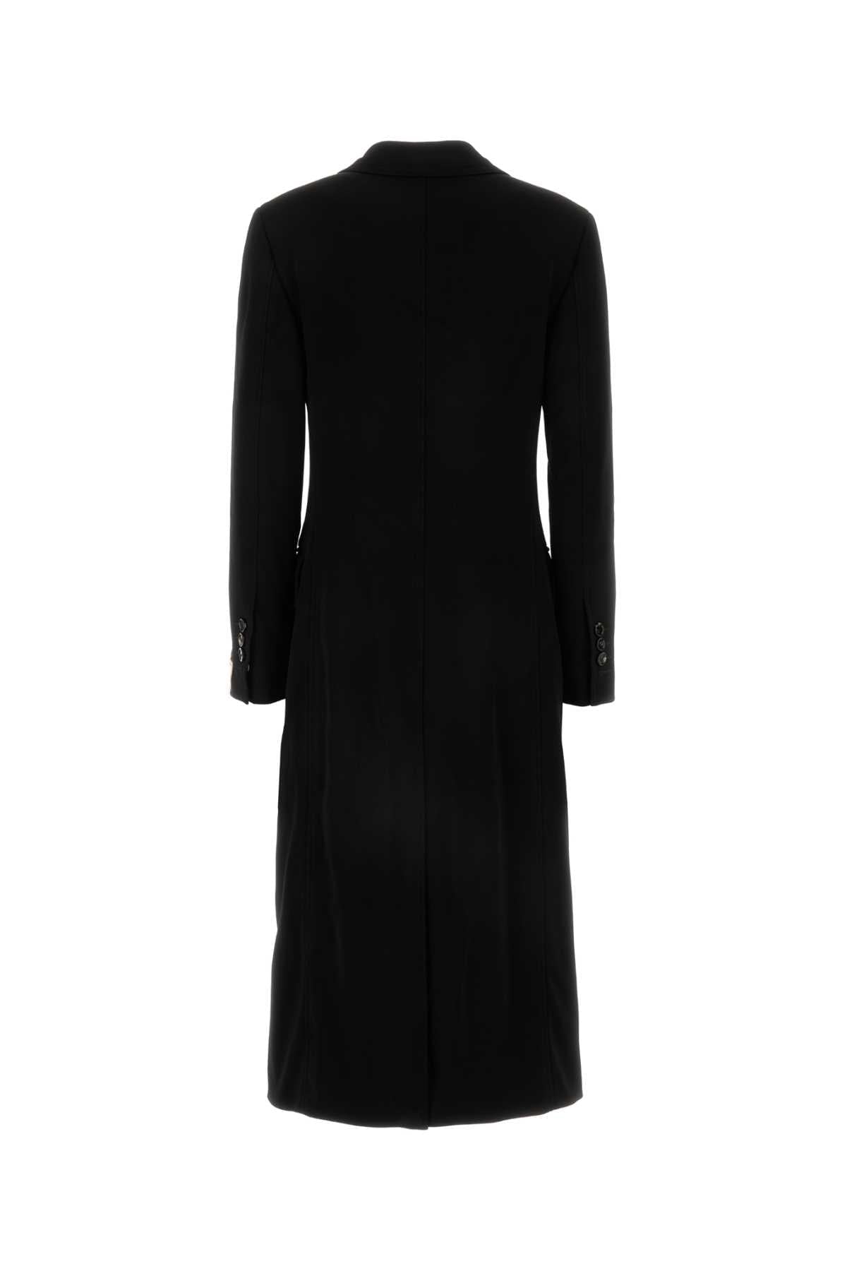 Bottega Veneta Women Black Jersey Coat BOTTEGA VENETA