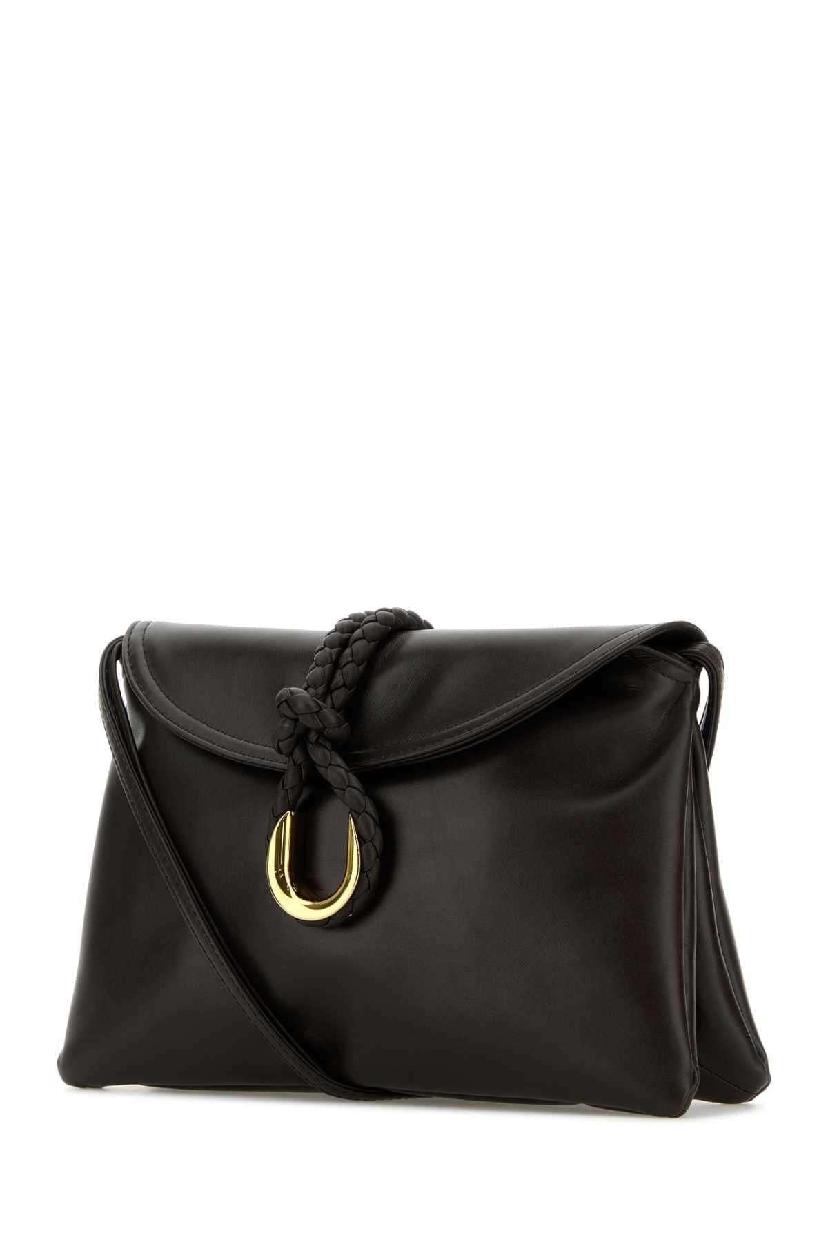Bottega Veneta Women Dark Brown Leather Small Liberta Crossbody Bag BOTTEGA VENETA