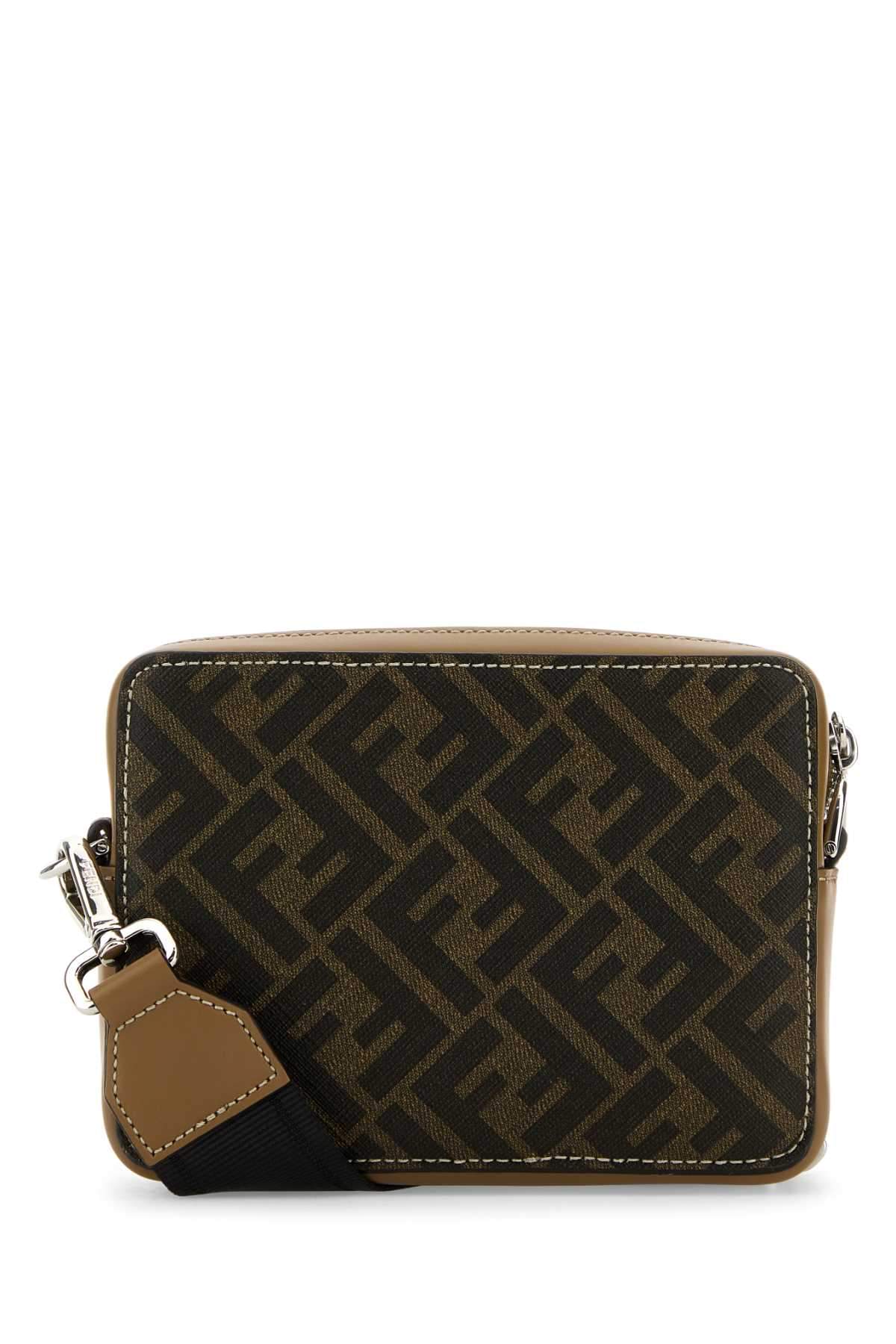 Fendi Men Embroidered Canvas Camera Crossbody Bag FENDI