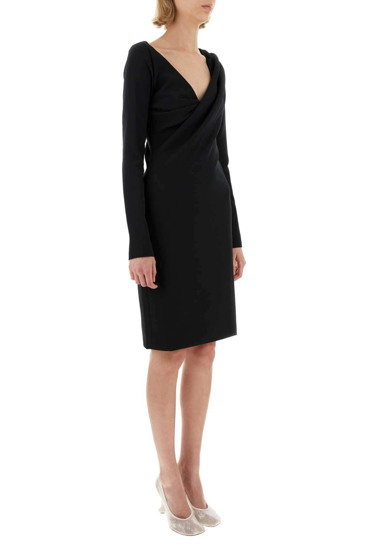Jw Anderson Women Black Stretch Polyester Blend Dress J.W. ANDERSON