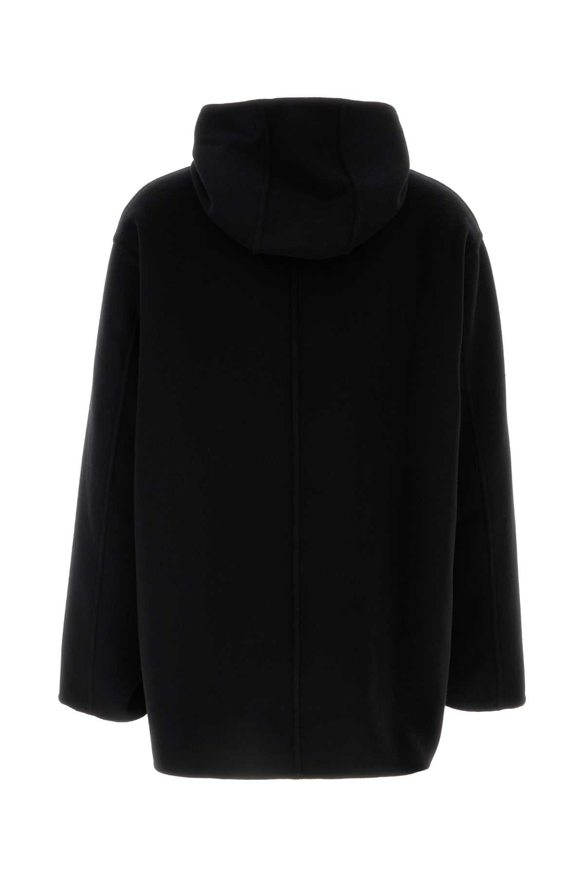 Prada Men Black Silk Padded Jacket PRADA